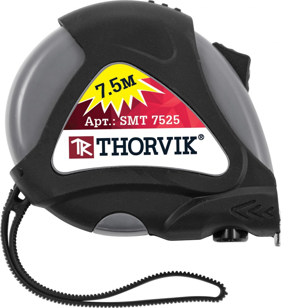 Изображение товара Рулетка Thorvik SMT7525 магнитная 7.5 м ширина 25 мм ударопрочная