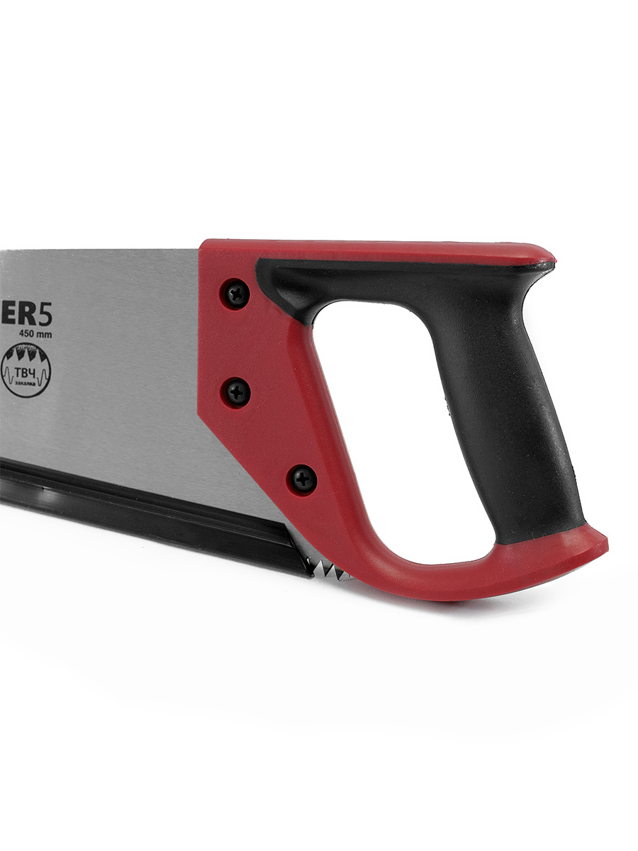 Изображение товара Ножовка по дереву Политех Forester 5 450 мм для распиливания сухой и сырой древесины