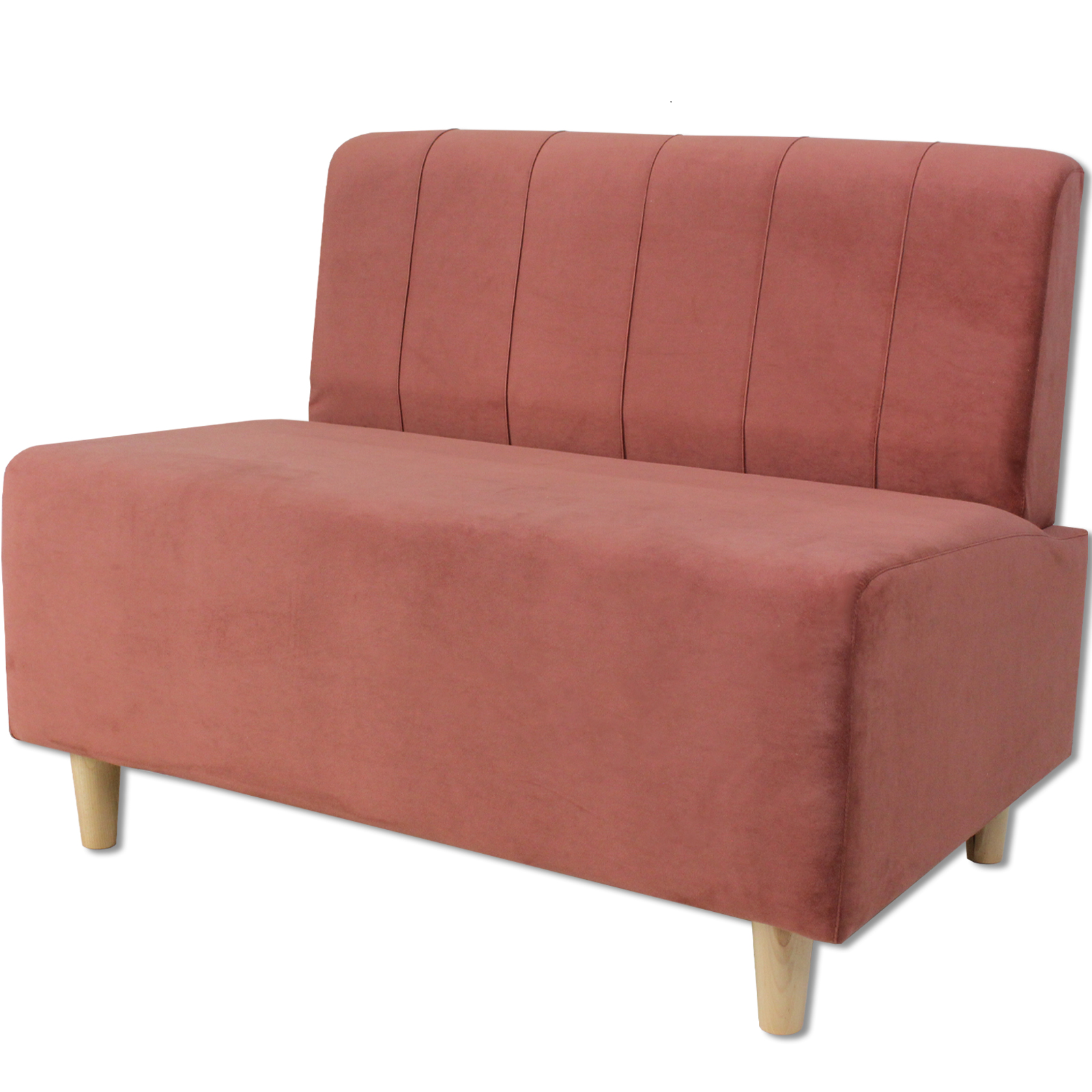 Изображение товара Кухонный диван ГК АКВИЛОН Myata_Vella_55_terrakotovyj 100x77x64 см велюр терракотовый