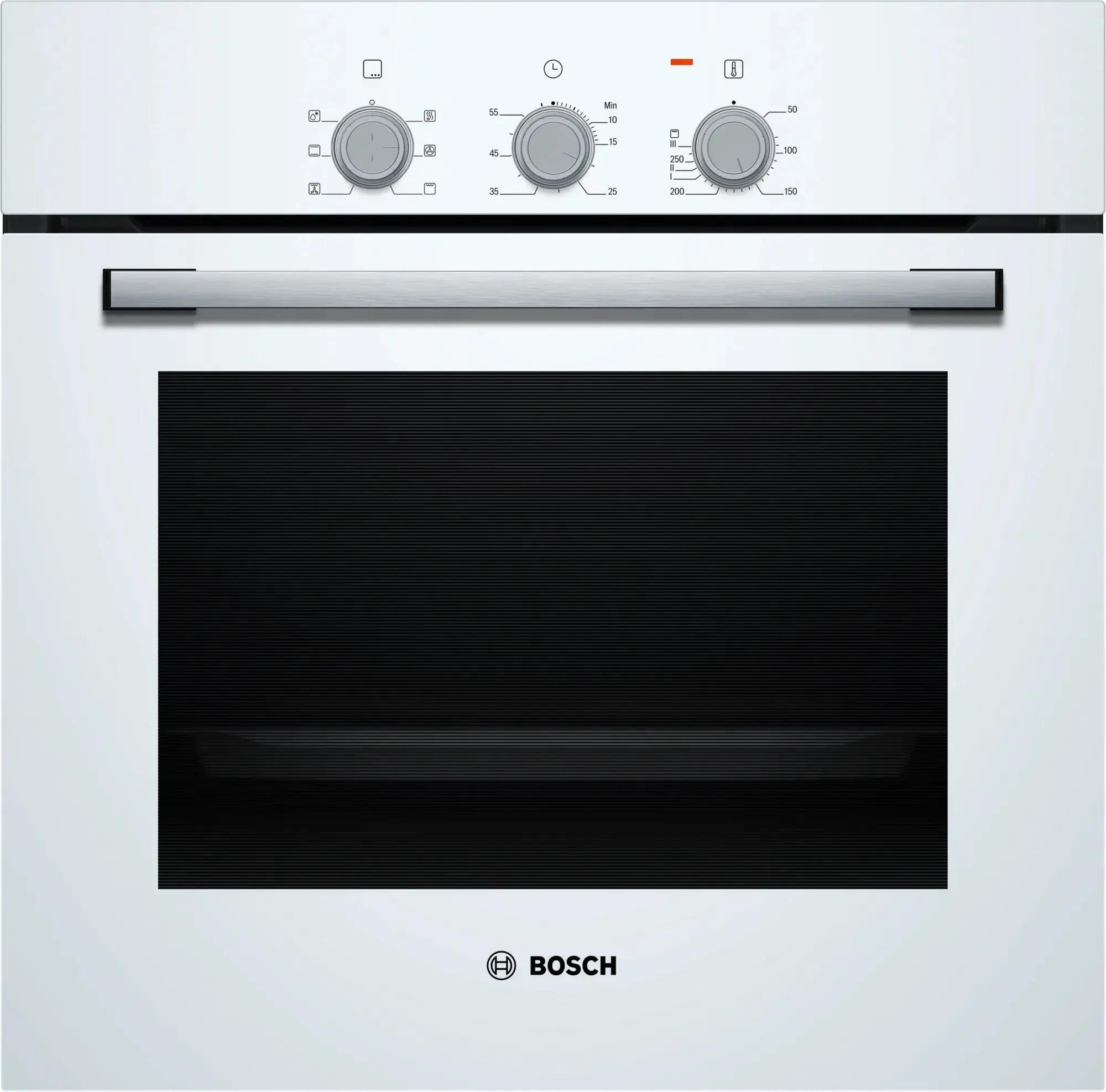 Изображение товара Электрический встраиваемый духовой шкаф Bosch HBF011BV0Q 59.5x59.5x54.8 см цвет белый