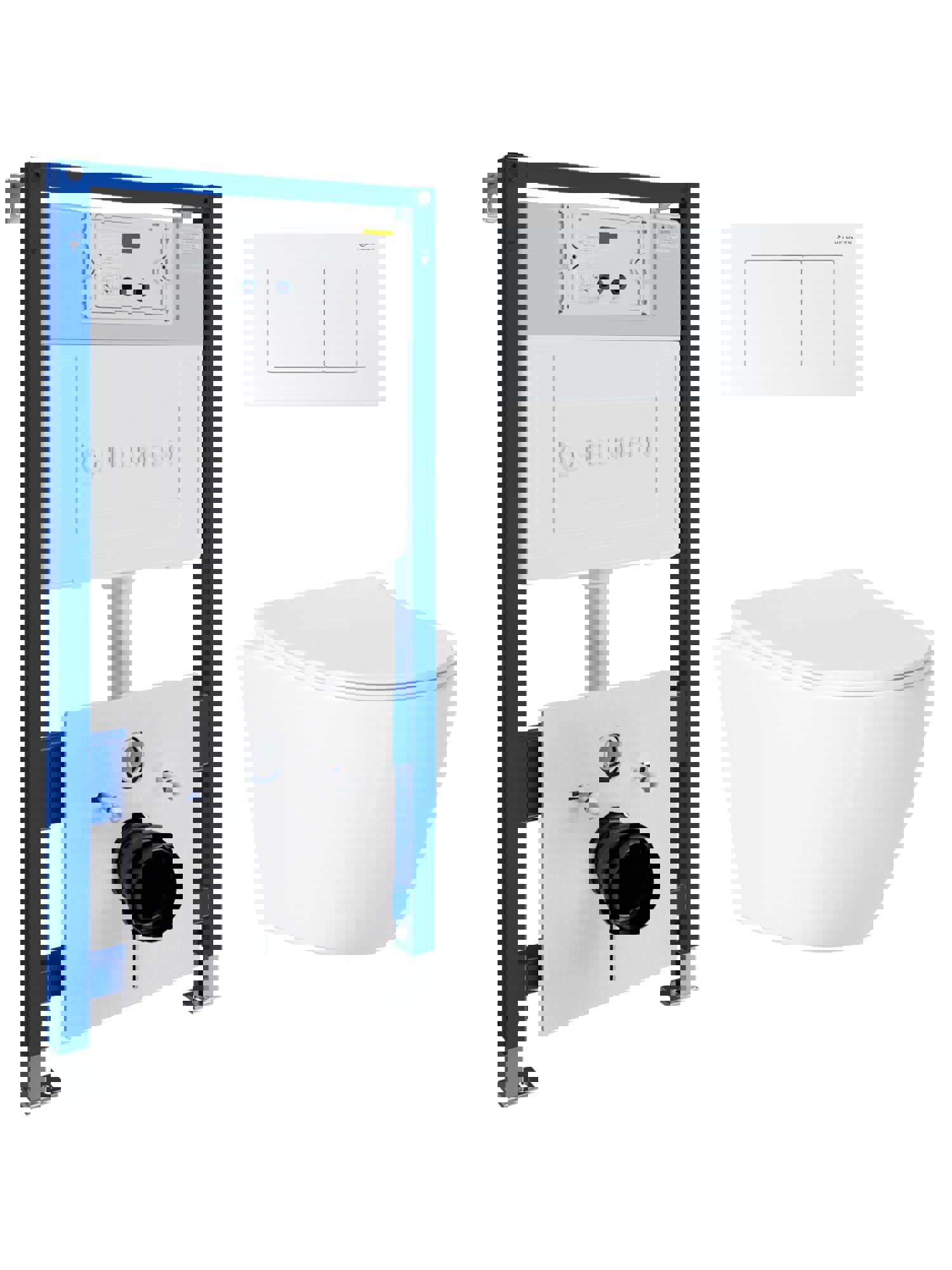 Изображение товара Комплект инсталляция с унитазом Helmken G7P8553832 цвет белый