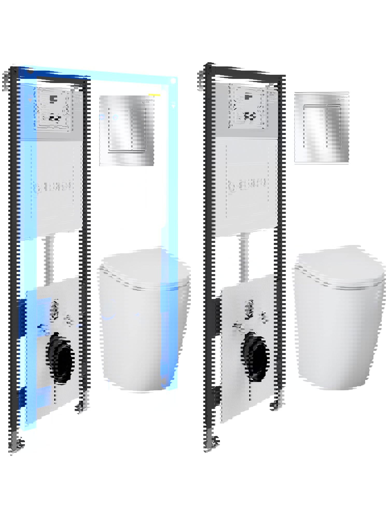 Изображение товара Комплект инсталляция с унитазом Helmken E085745Y10 белый