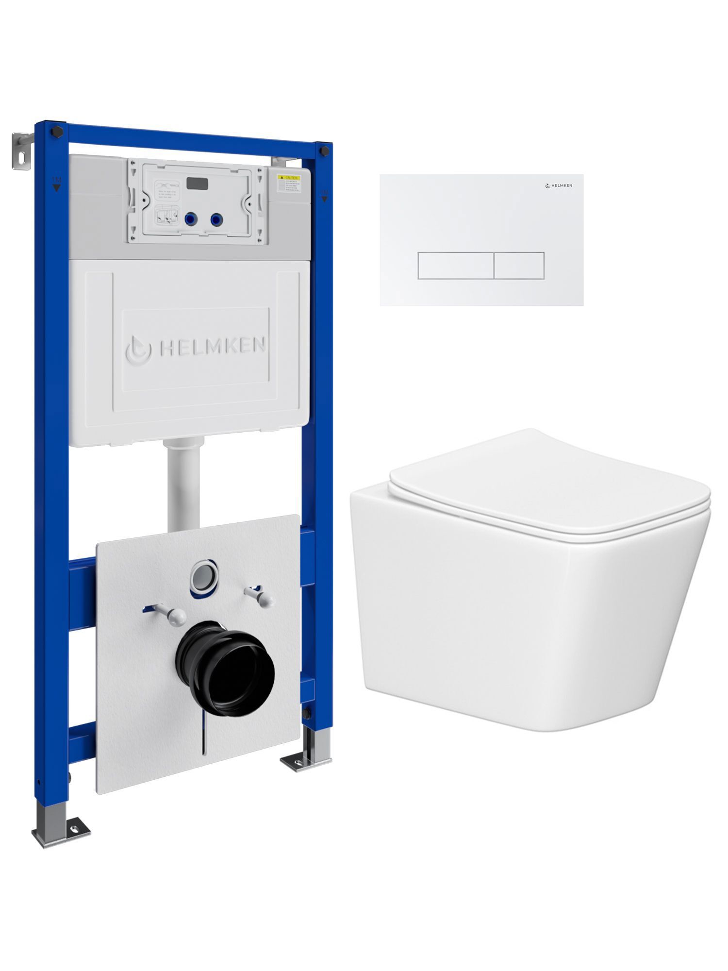 Изображение товара Комплект инсталляции Helmken 31B89181G6 с унитазом белый Германия