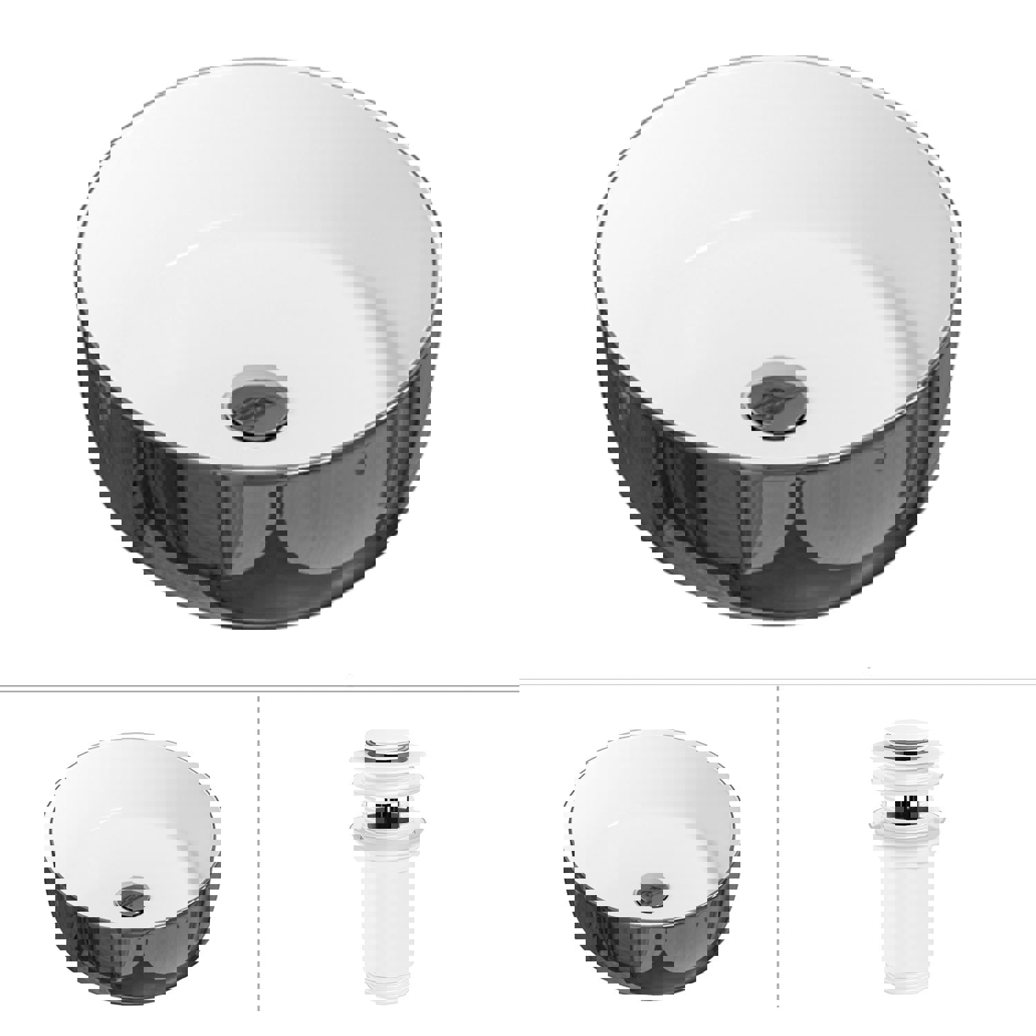 Изображение товара Раковина Helmken Y7588236X2 36 см керамическая для ванной Германия
