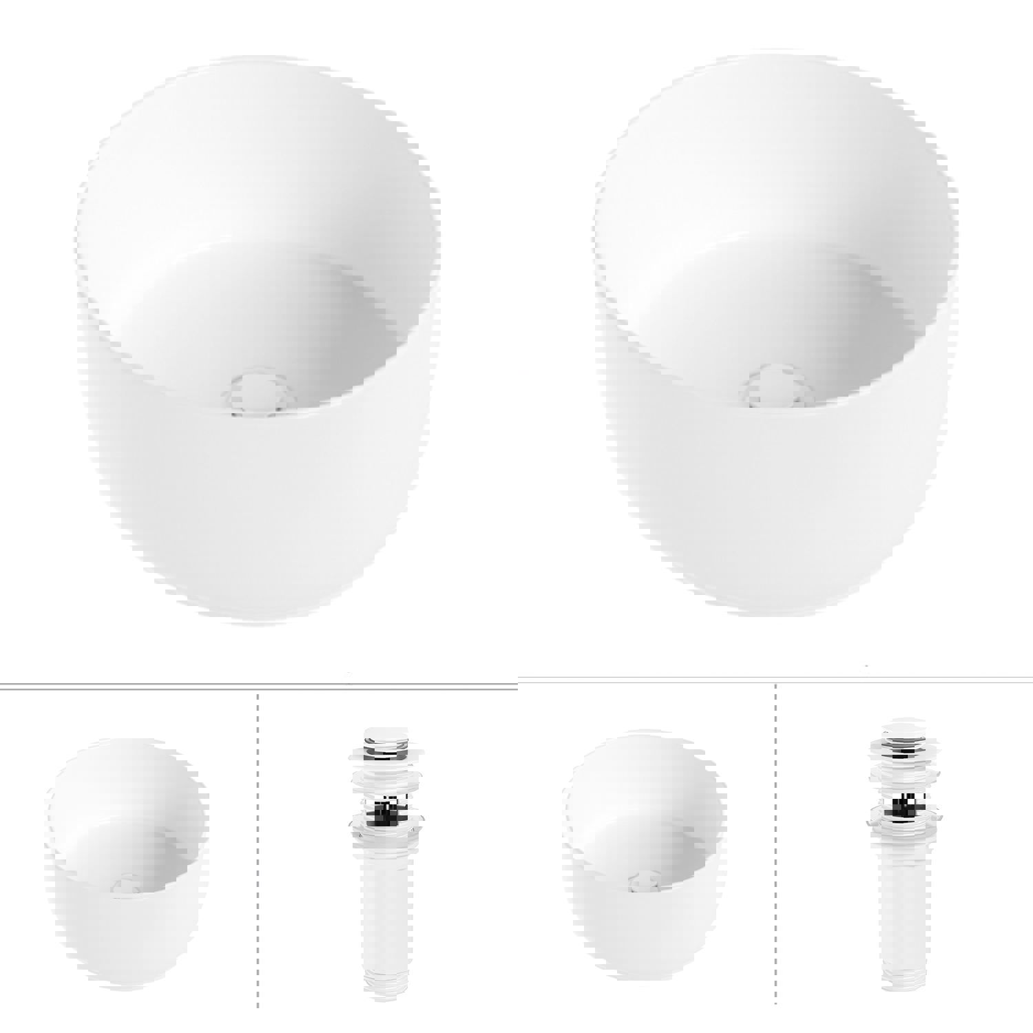 Изображение товара Раковина Helmken 50S5273E61 31см белый матовый для ванной комнаты