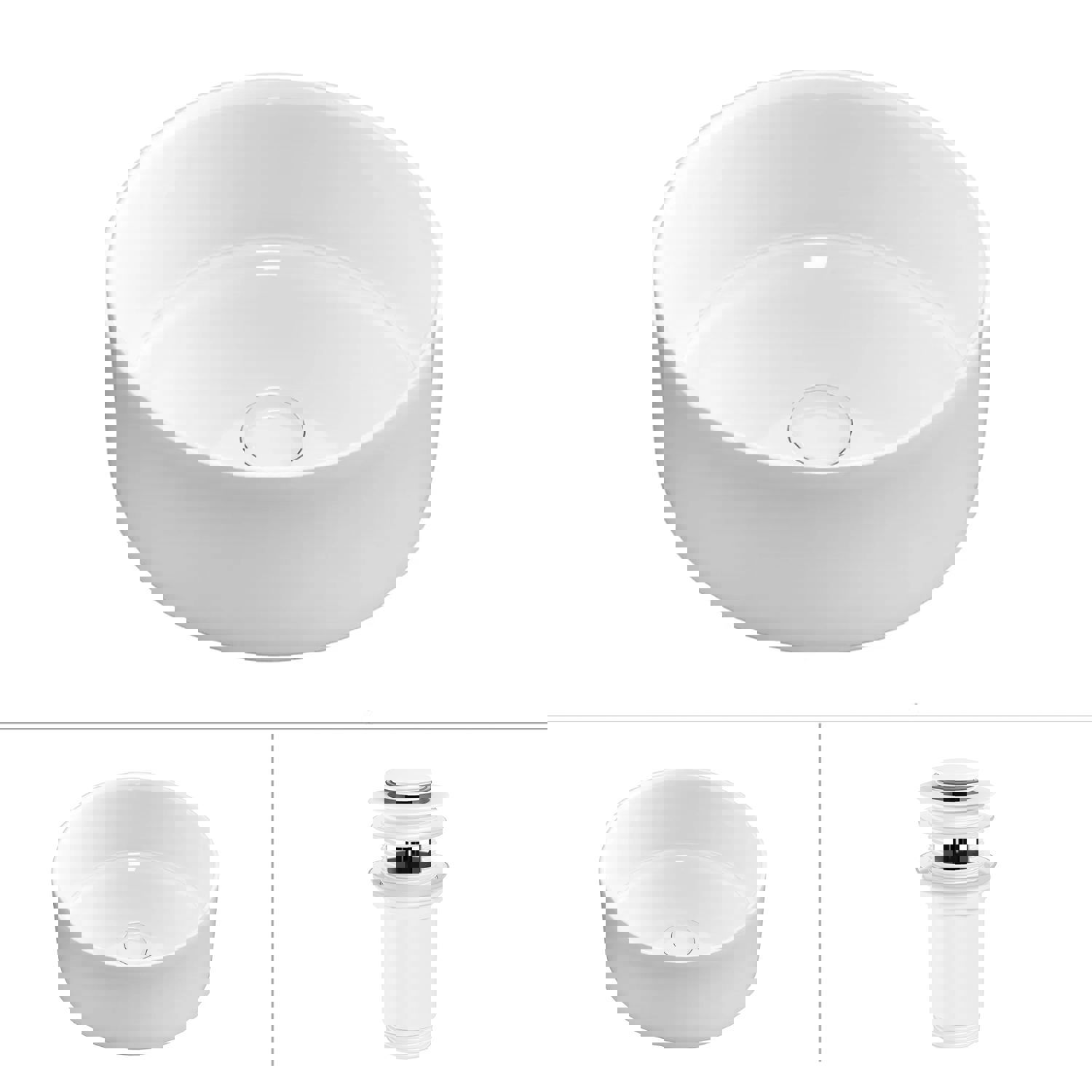 Изображение товара Раковина Helmken 655as32960 31см белый матовый современная сантехника