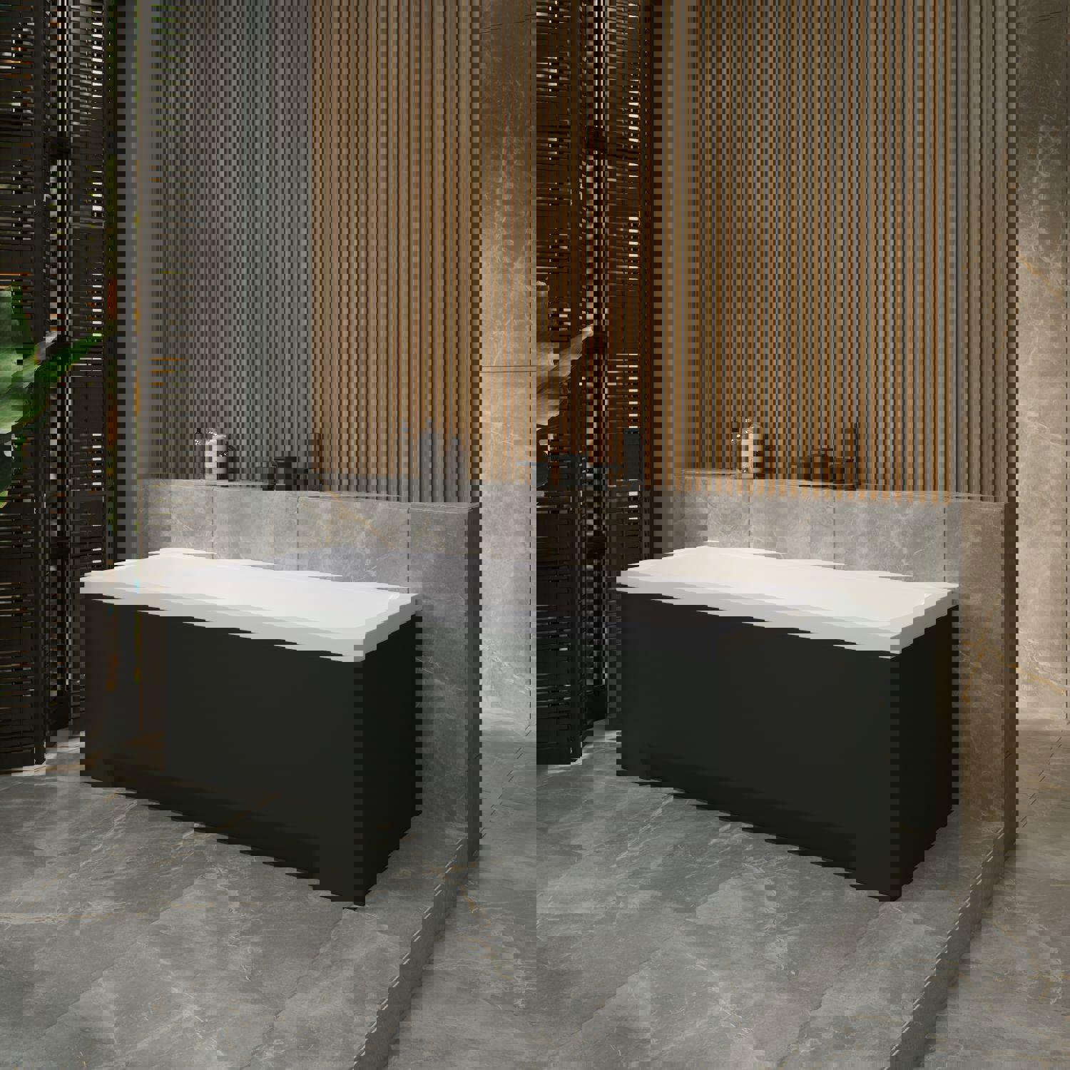 Изображение товара Ванна акриловая Helmken Luna 85545469TK 140x70 черная