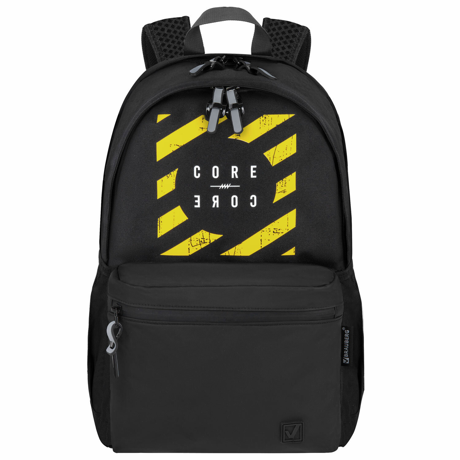 Изображение товара Рюкзак Brauberg Fashion city 31x46x15 см полиэстер желтый черный для ноутбука