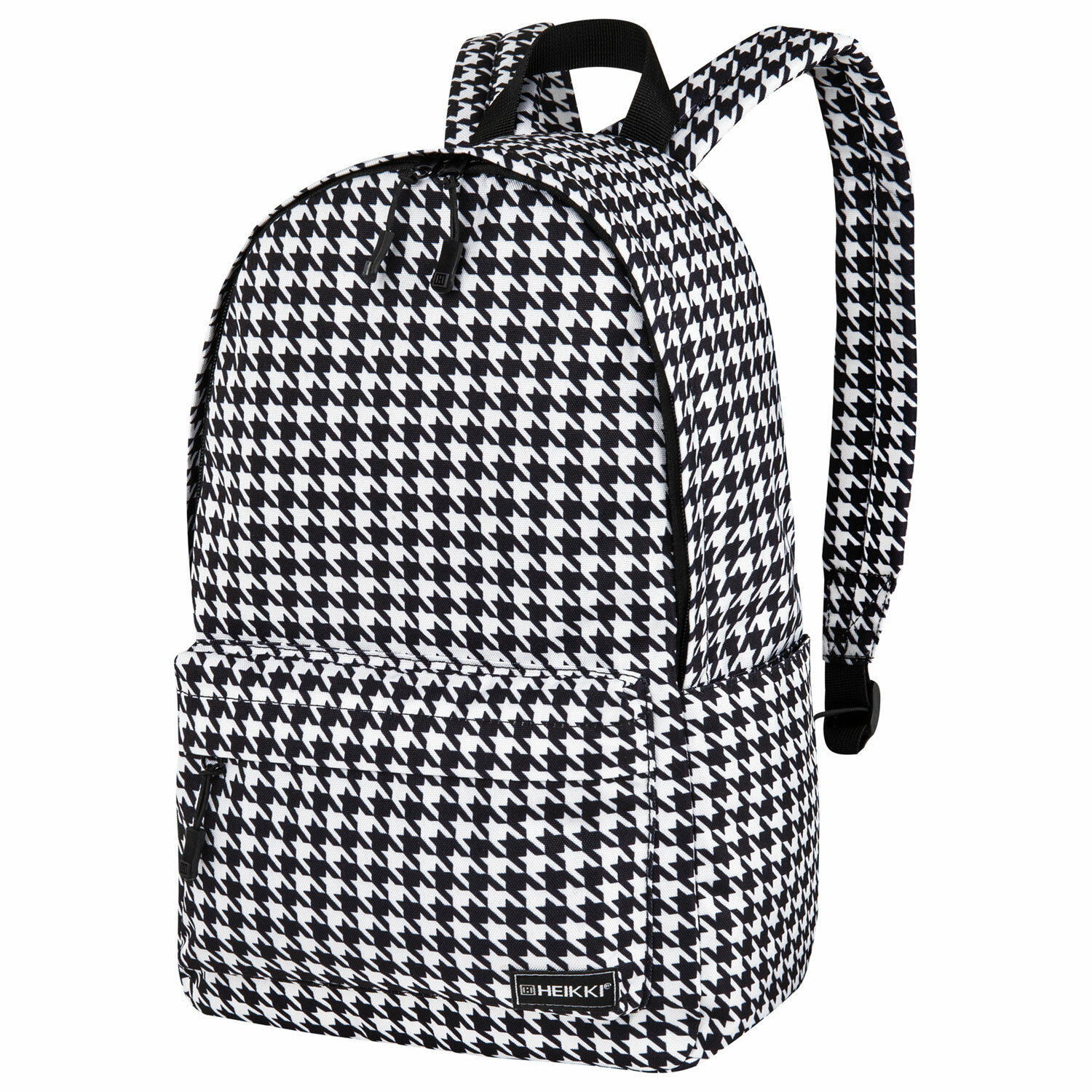 Изображение товара Рюкзак Heikki Positive Houndstooth 42x28x14 см полиэстер цвет белый/черный