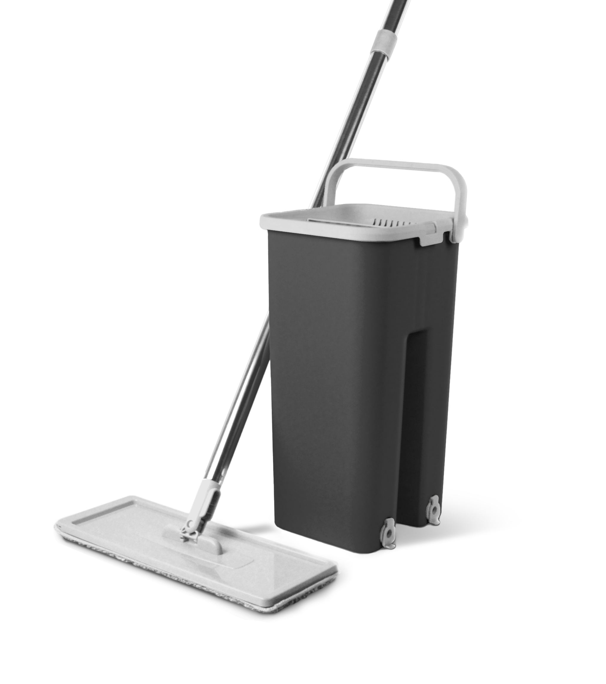 Изображение товара Набор швабра и ведро с отжимом Verde 51051_Black 6 л цвет черный
