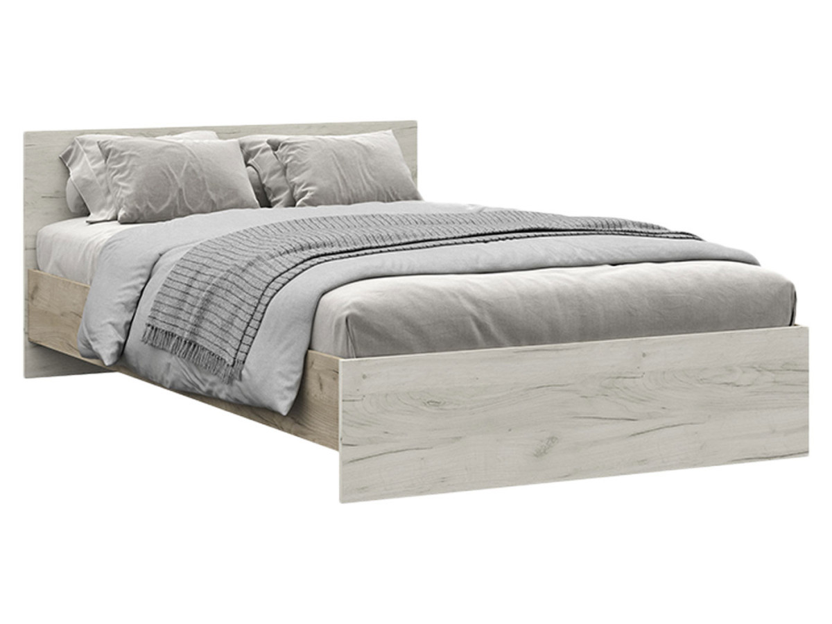 Изображение товара Односпальная кровать Бриз 125x70x203 см из ЛДСП, современный стиль