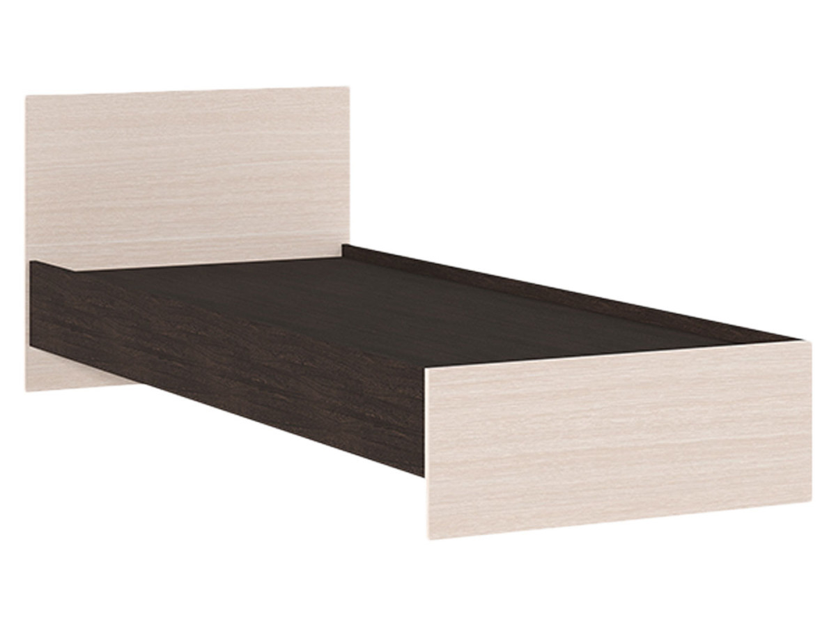 Изображение товара Кровать Стендмебель Бриз 85x70x203 см ЛДСП цвет венге/дуб белфорт