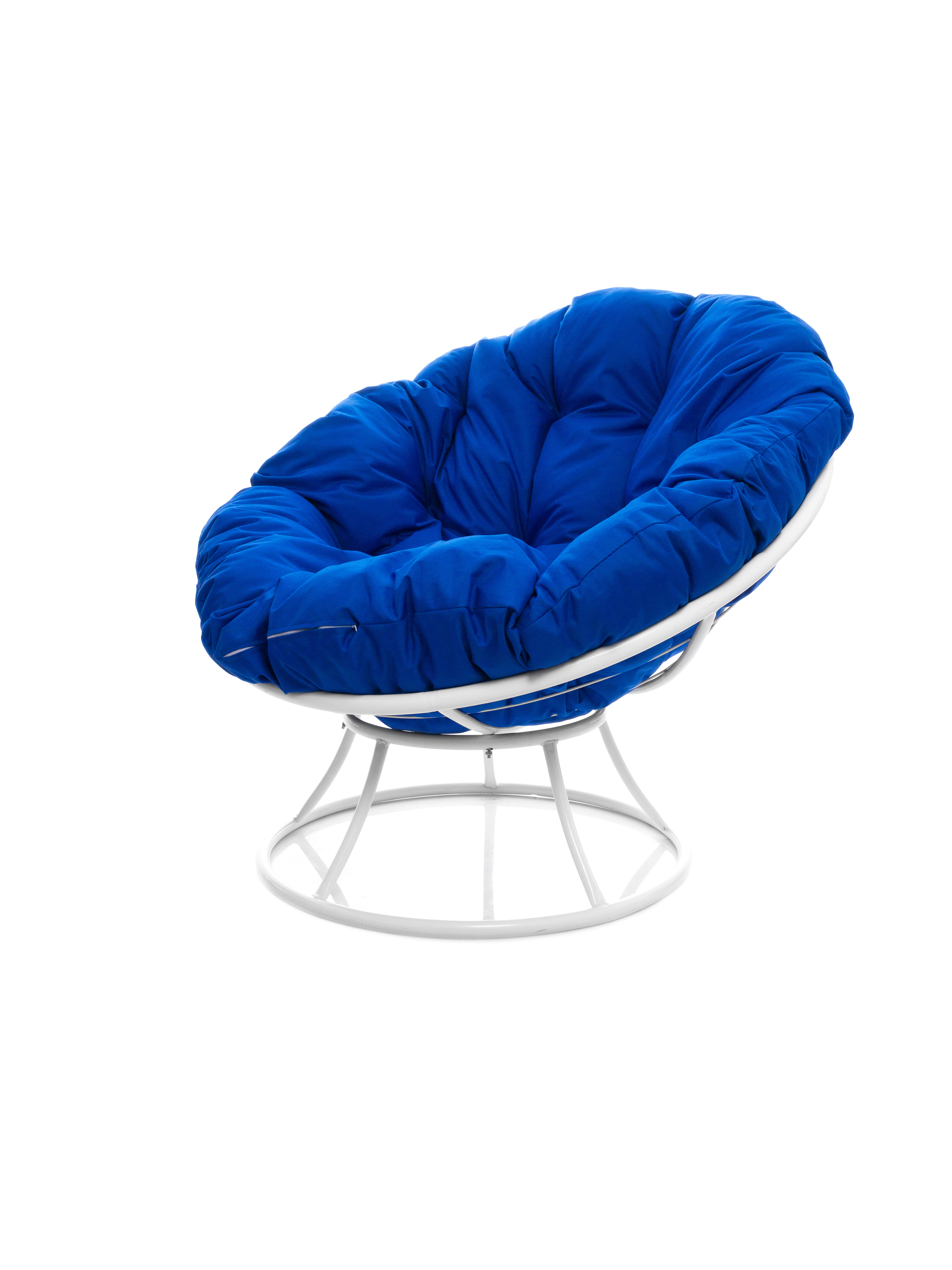 Изображение товара Кресло садовое М-Group Папасан без ротанга белое 58x98x79 см