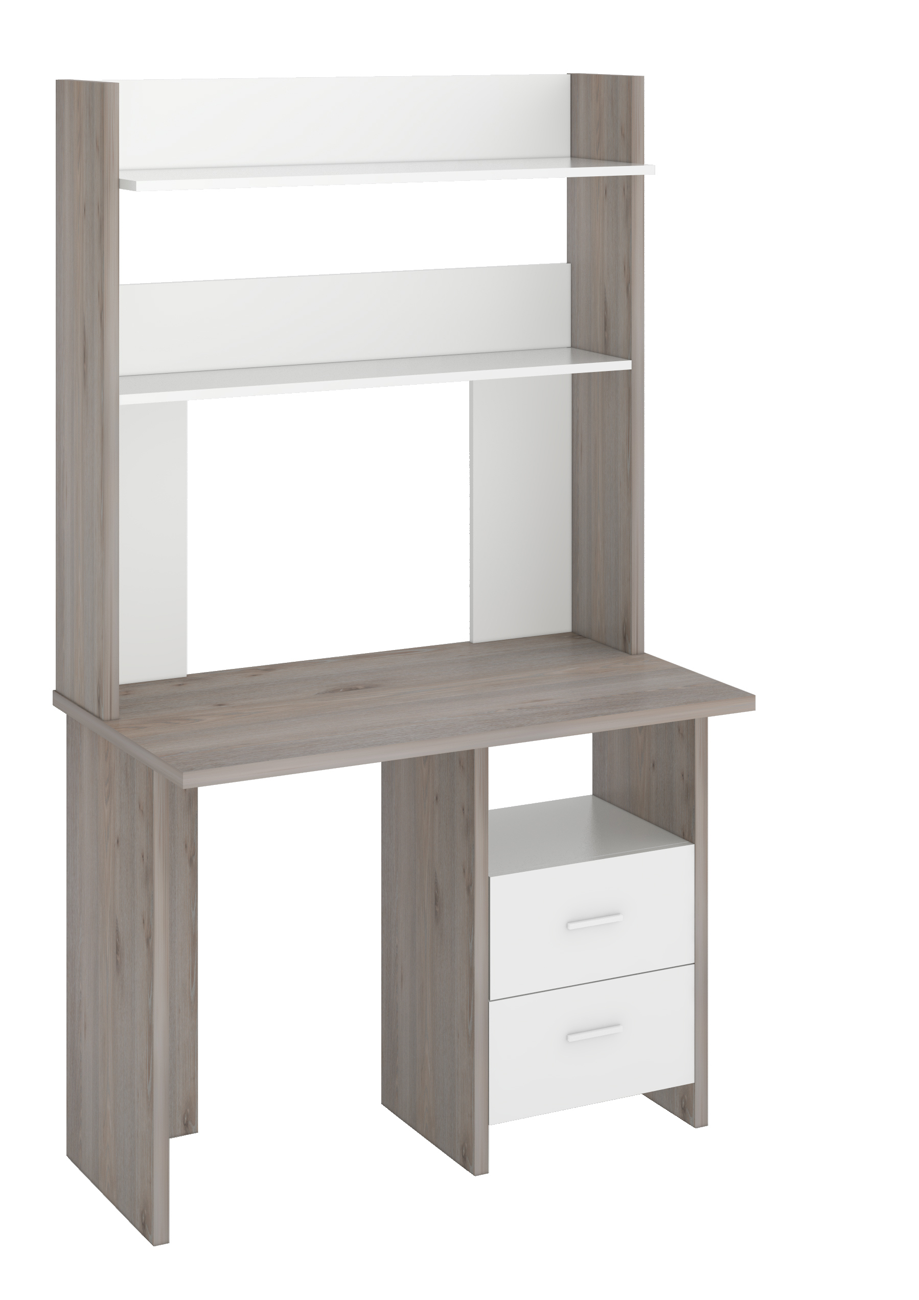 Изображение товара Письменный стол Мэрдэс СКЛ-Прям100+НКЛХ-100 НБЕ 100x178x60 см