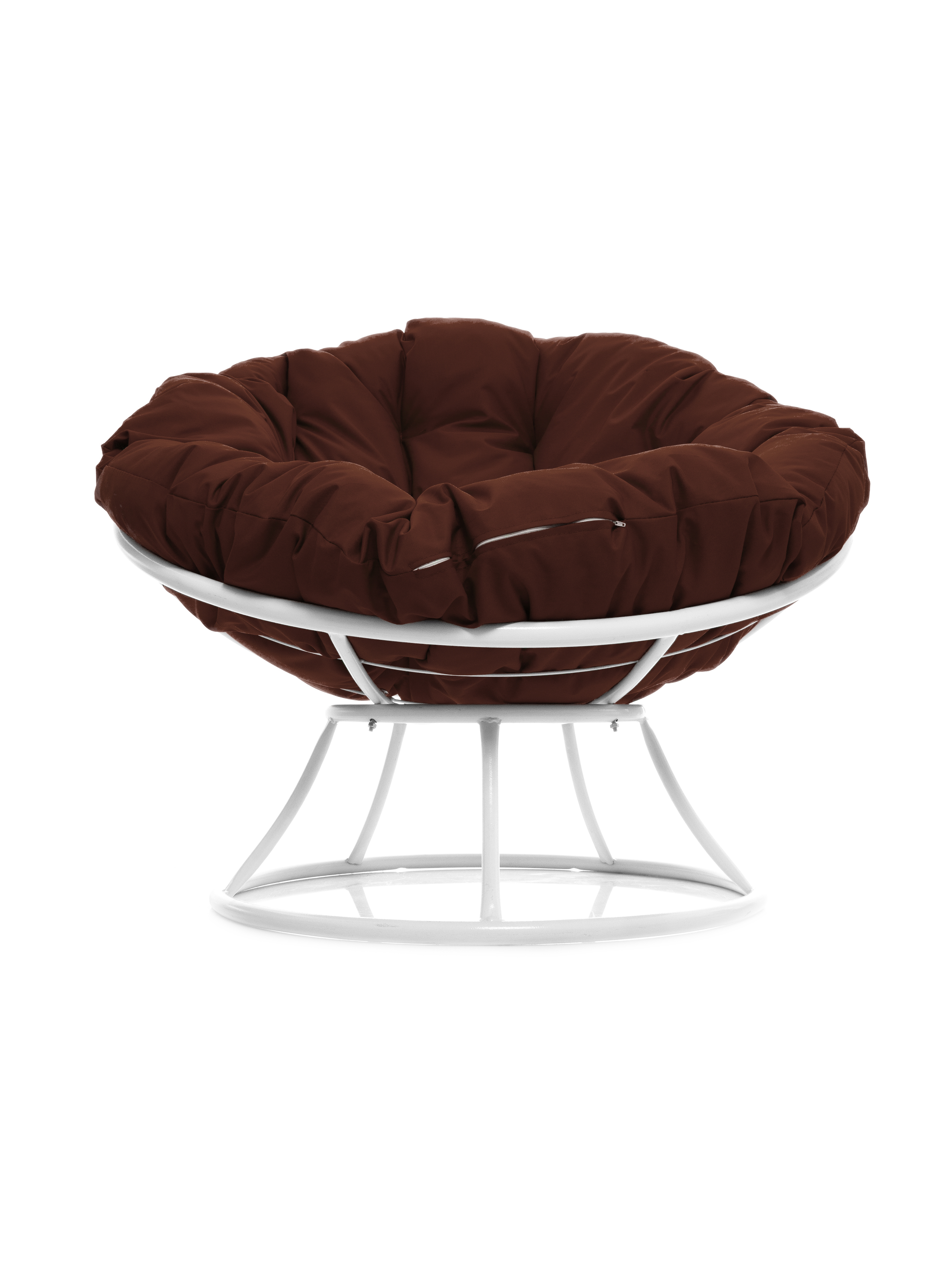 Изображение товара Кресло садовое Папасан белое 58x98x79 см M-GROUP для террасы и сада