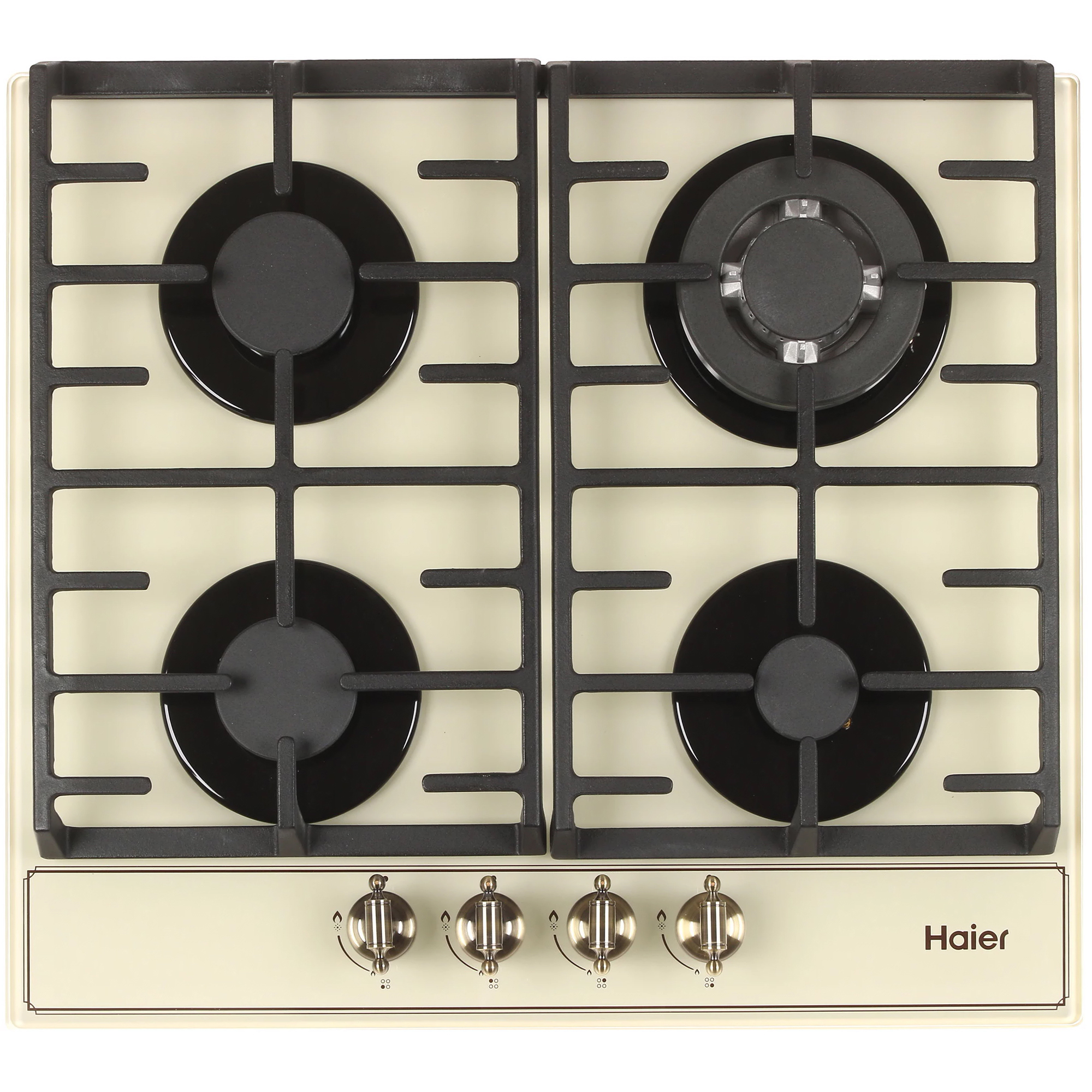 Изображение товара Встраиваемая газовая варочная панель Haier HHX-M64ATQBC 58 см 4 конфорки