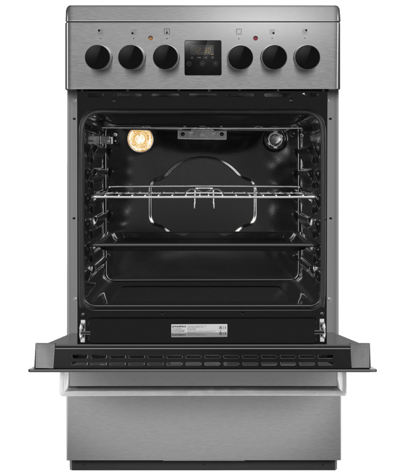 Изображение товара Электрическая плита с духовкой Maunfeld MEC55CS08D 50x85x63 см нержавеющая сталь