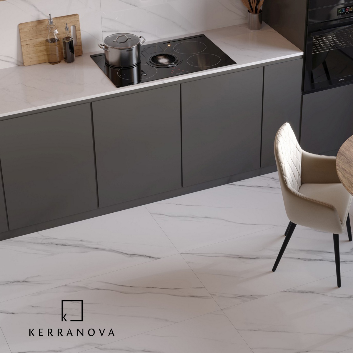 Изображение товара Керамогранит Kerranova Butik K-2020/MR/600x1200 60x120см цвет белый