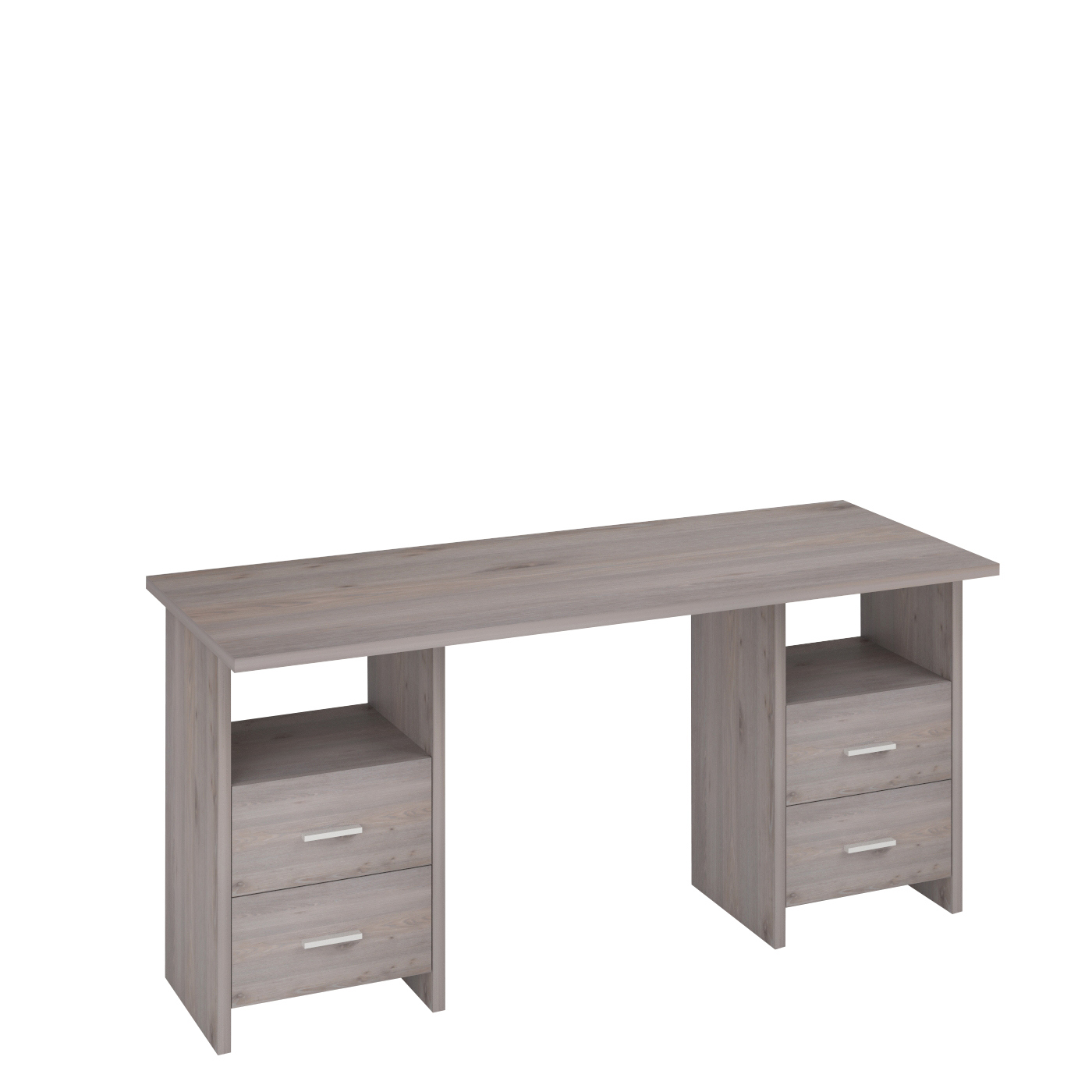 Изображение товара Письменный стол Мэрдэс СКЛ-Прям160+2ТЯЛ из ЛДСП с ящиком, Россия