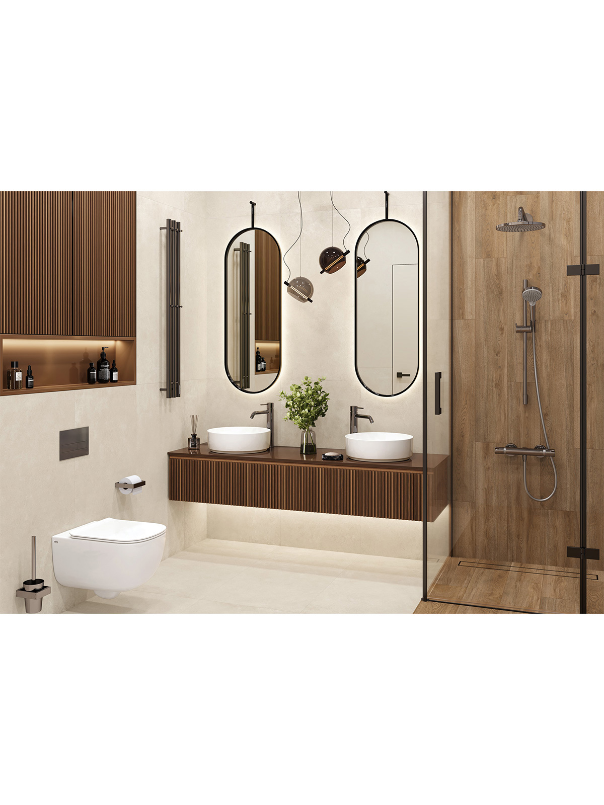Изображение товара Керамогранит Artkera Microcement GP60120MIM01M 60x120 см кремовый