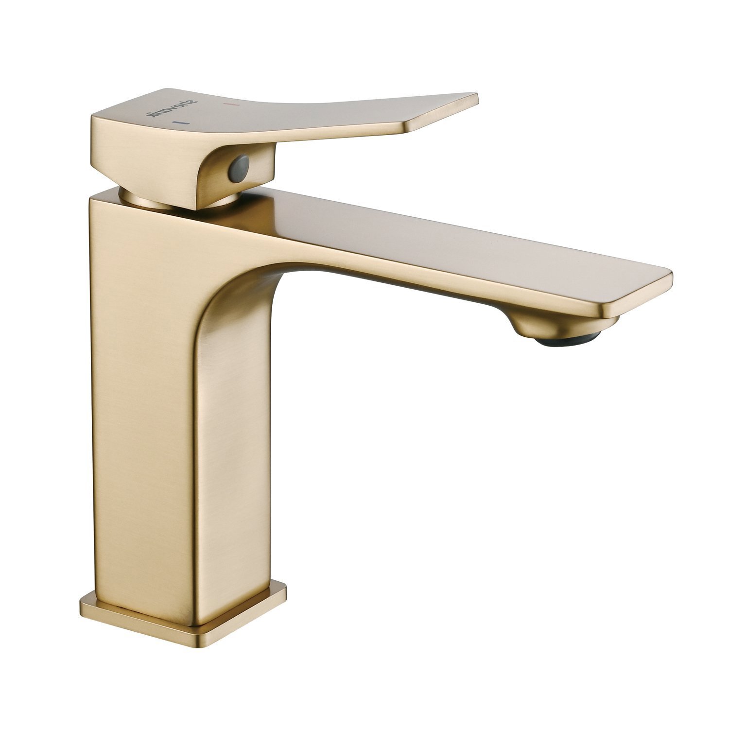 Изображение товара Смеситель для раковины Shevanik S6101G однорычажный матовое золото