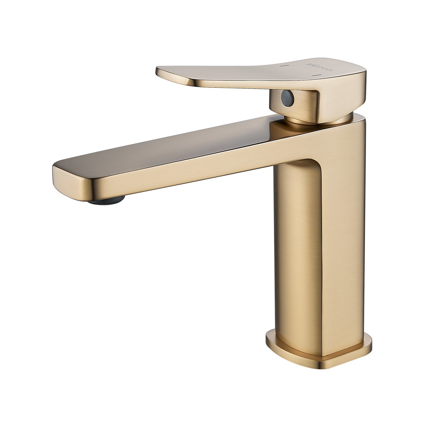 Изображение товара Смеситель для раковины Shevanik S9901G однорычажный цвет матовое золото