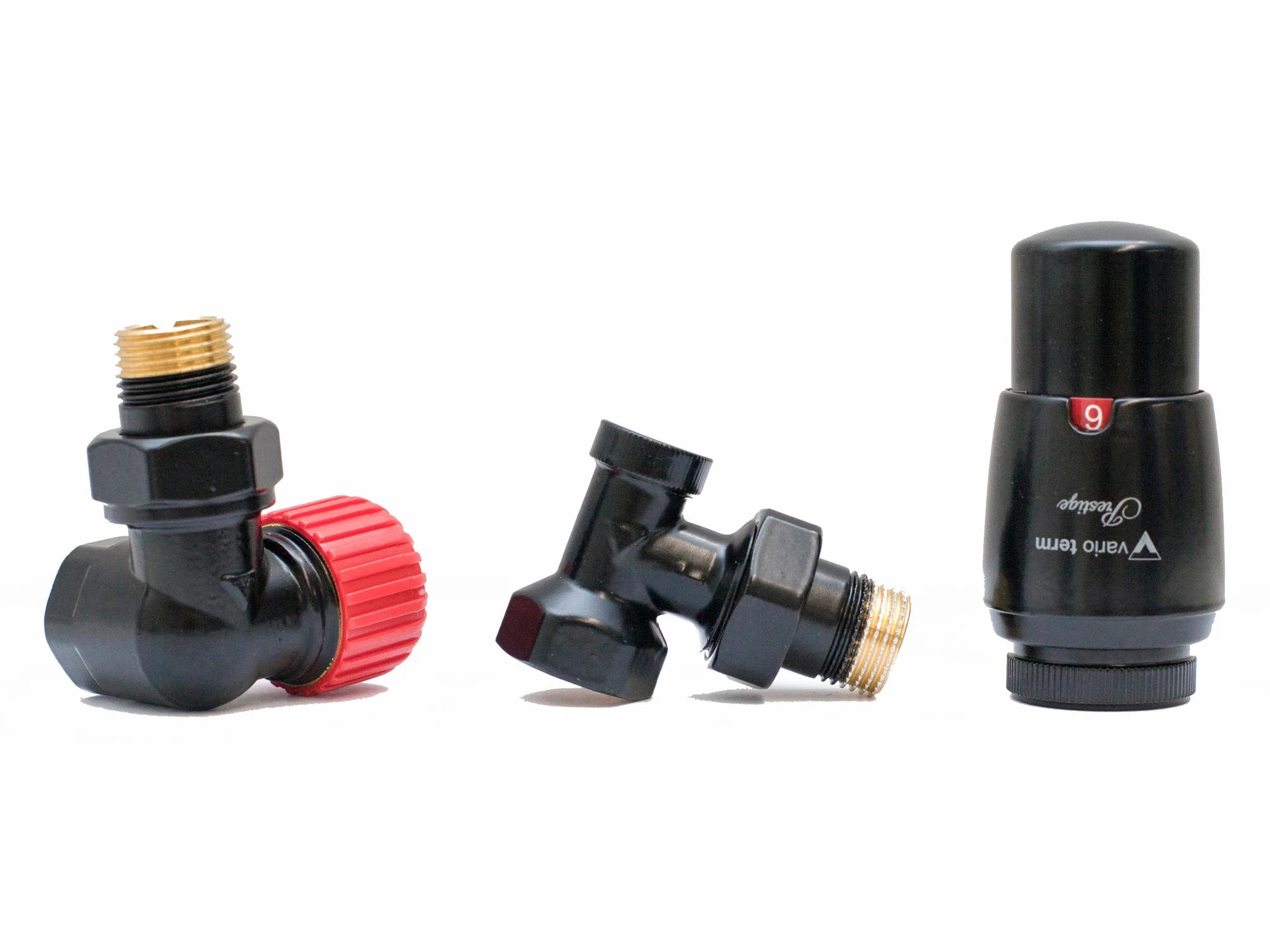 Изображение товара Термостатический комплект для радиатора угловой Vario Term EMAGS0224CFK/L 1/2" с термостатической головкой M30x1.5