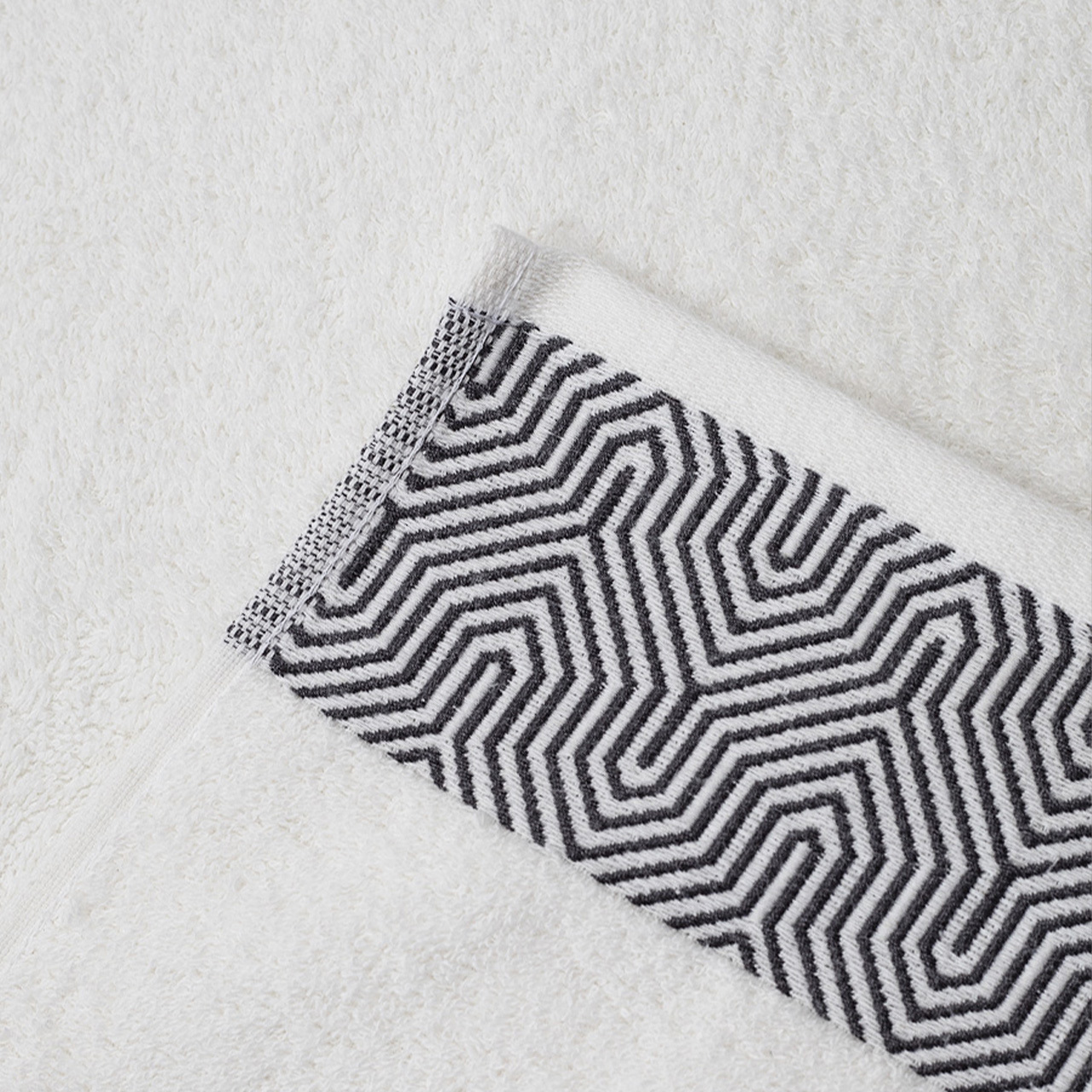 Изображение товара Полотенце Ecotex Калипсо 50x90 ванильное махровое для ванны и пляжа