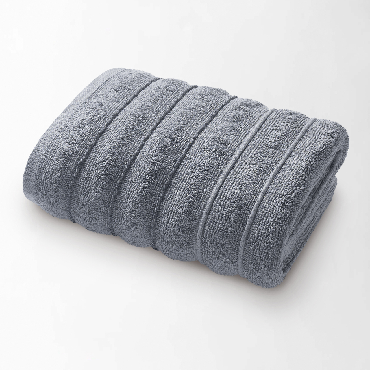 Изображение товара Махровое полотенце Ecotex Люкс 70x140 антрацит для ванной и отдыха