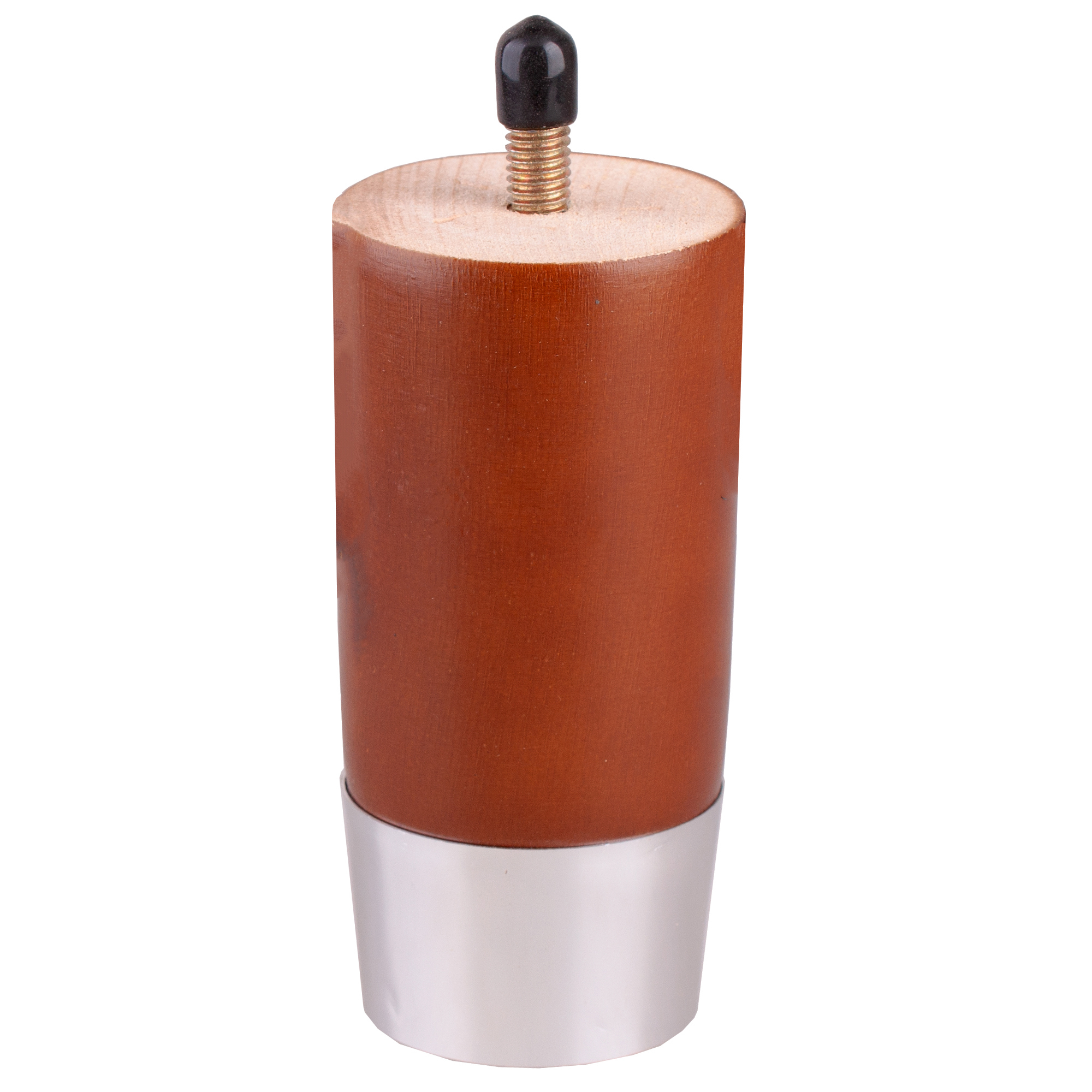 Изображение товара Мебельная ножка Ø48 мм, 100 мм, серебристая