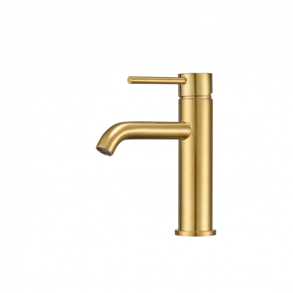 Изображение товара Смеситель Milacio MCU.550.GD Ultra — однорычажный золотой излив 13 см