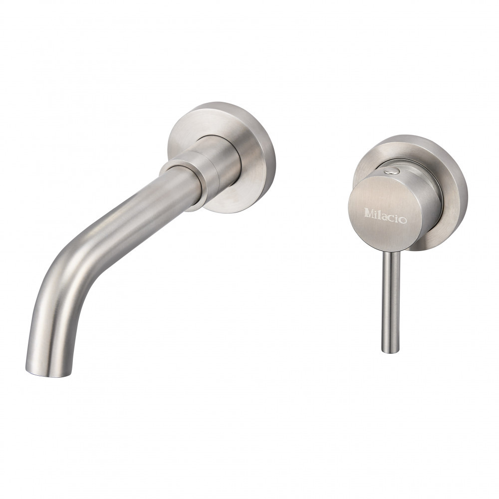 Изображение товара Смеситель для раковины Milacio MCU.552.SS однорычажный из нержавеющей стали