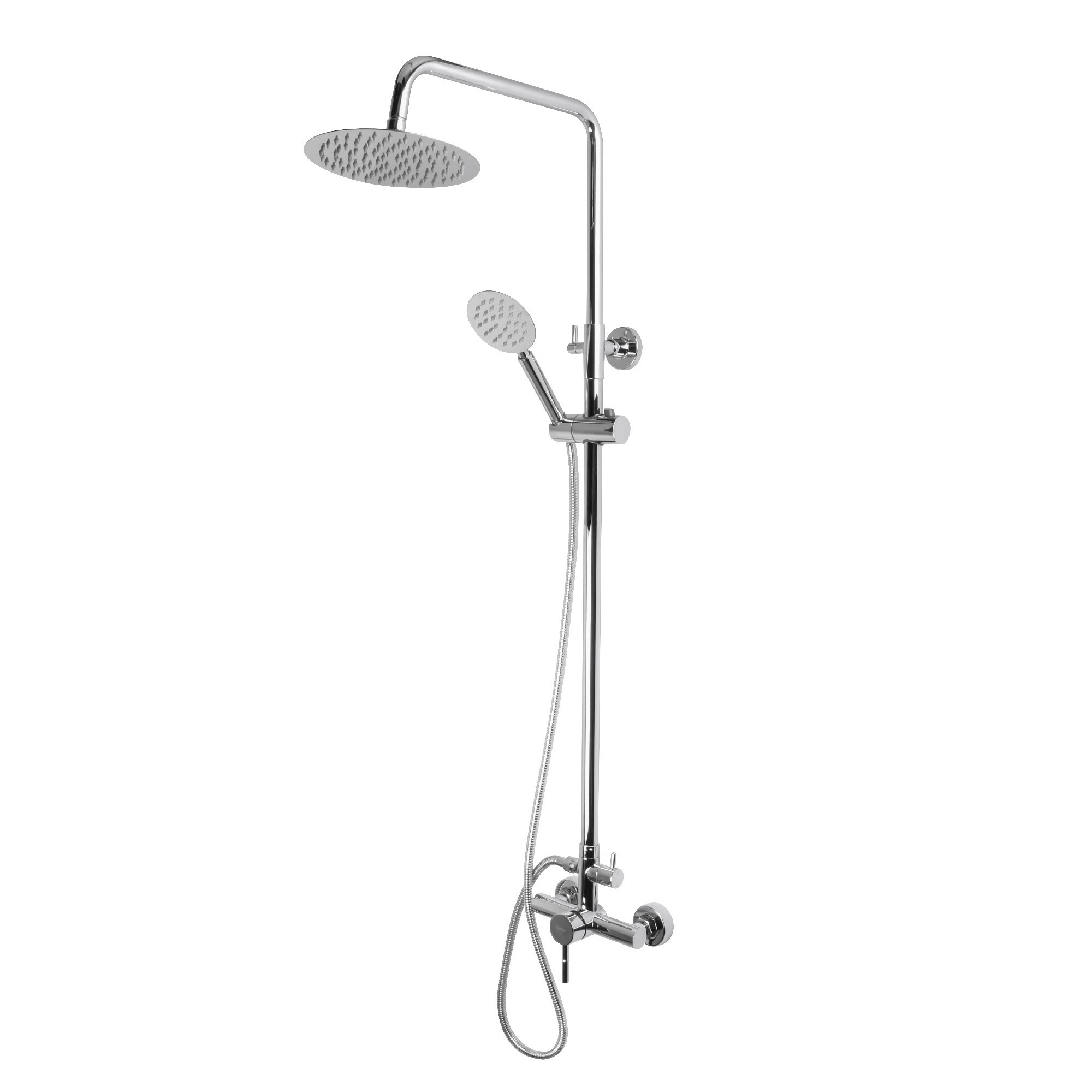 Изображение товара Душевая стойка Fixsen OXFORD FX-9500 с верхним душем и ручной лейкой хромированная