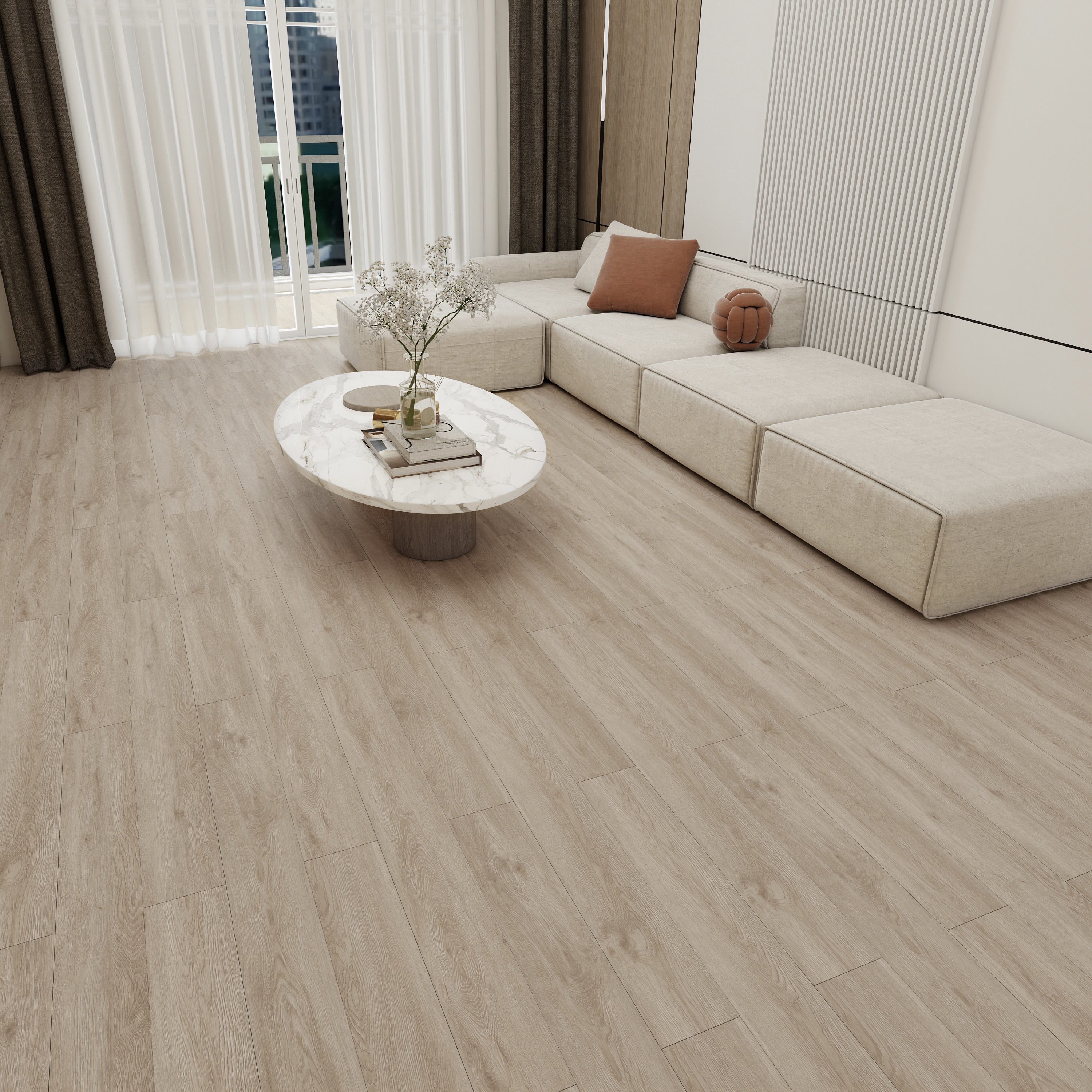 Изображение товара LVT плитка ICON Black Дуб Бальман 42 класс влагостойкая декоративная напольная плитка