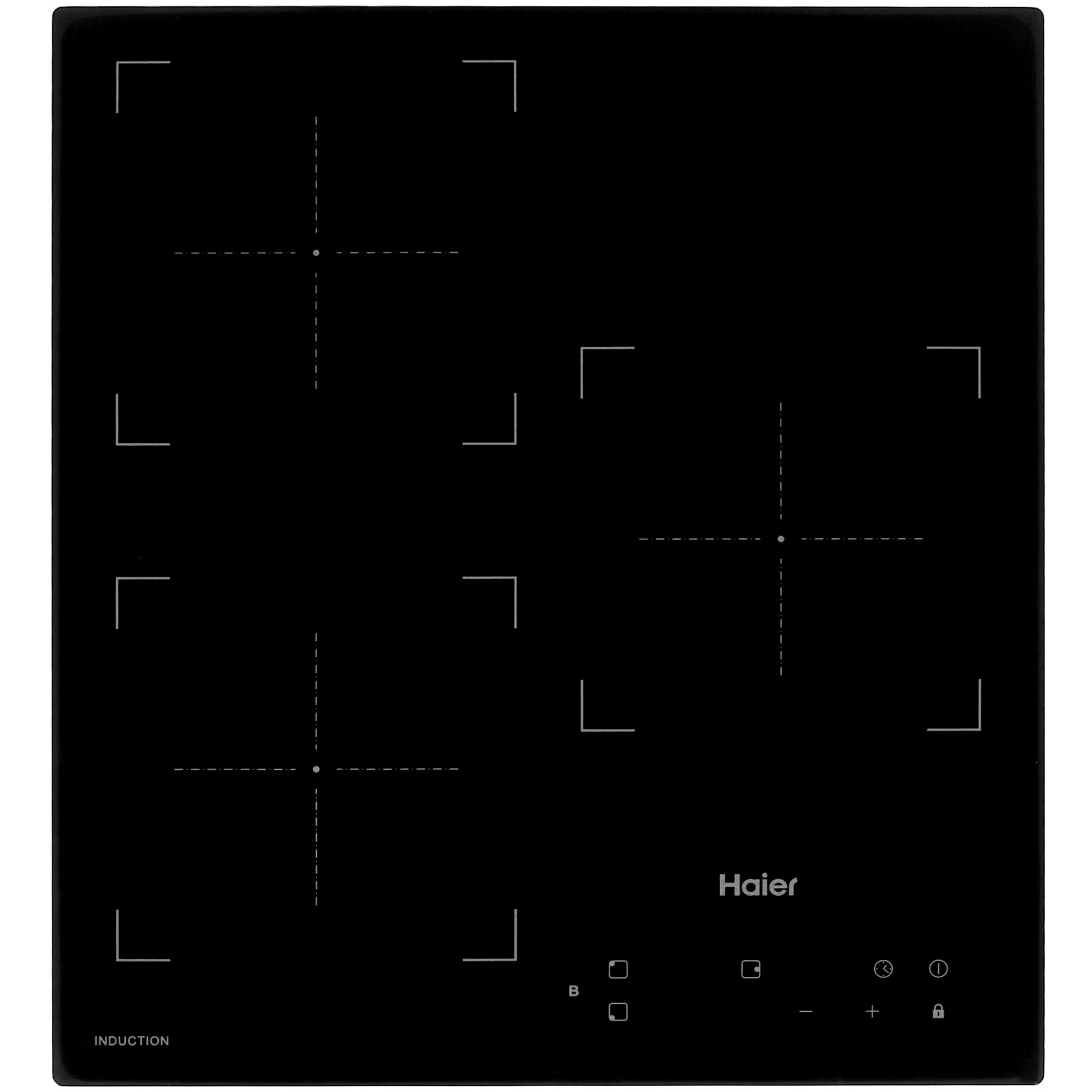 Изображение товара Электрическая варочная панель Haier HHY Y53NVB 45 см 3 конфорки черная