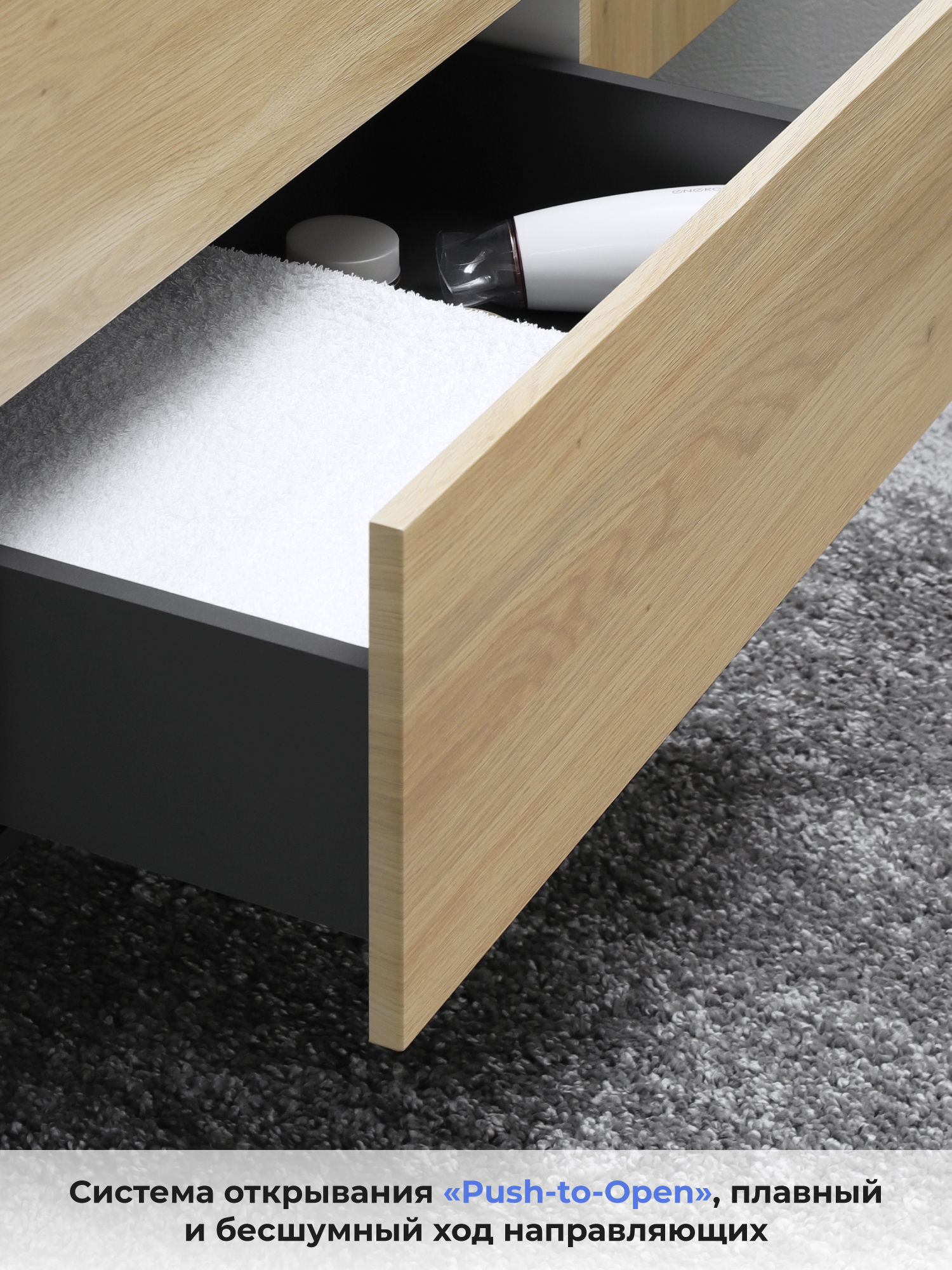 Изображение товара Тумба под раковину в ванную Итана Icon 60 596x447x540 подвесная дуб мавелла голд