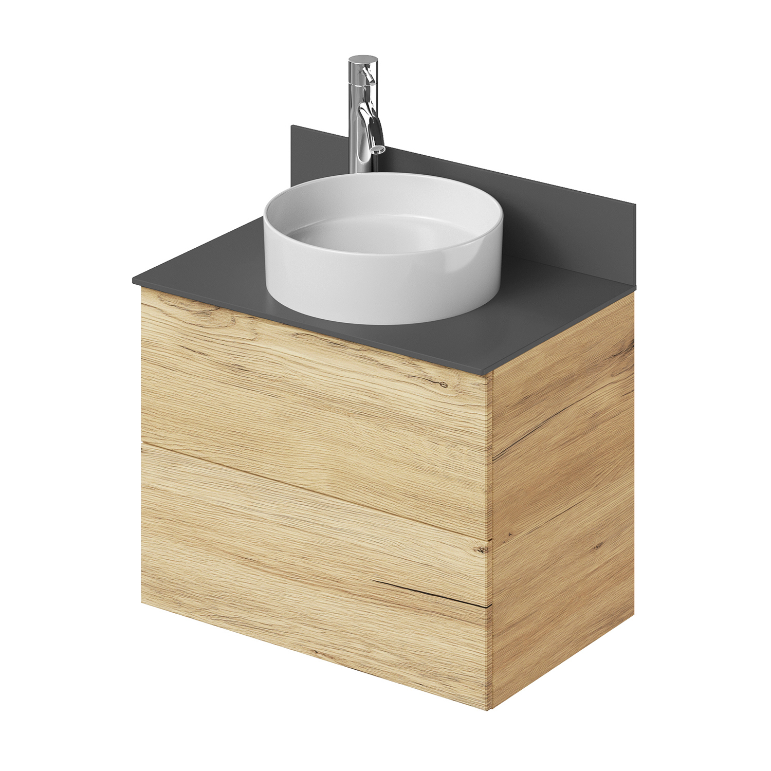 Изображение товара Тумба со столешницей Итана Icon 70 70.2x45.3x55.1 подвесная дуб мавелла голд