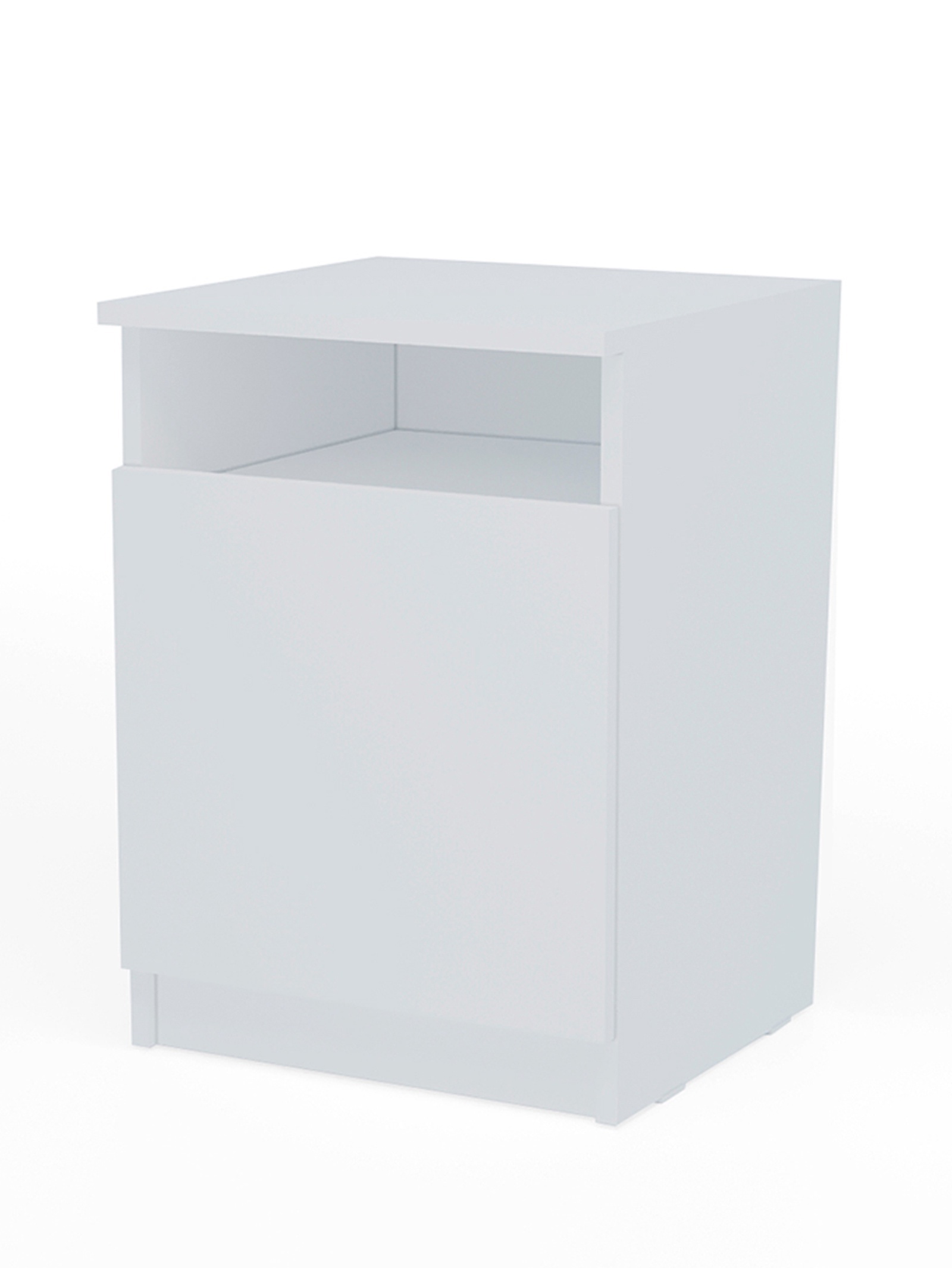 Изображение товара Тумба прикроватная КЛИК МЕБЕЛЬ Белый 40x55x40 см с 1 ящиком Изображение товара Тумба прикроватная КЛИК МЕБЕЛЬ Белый 40x55x40 см с 1 ящиком