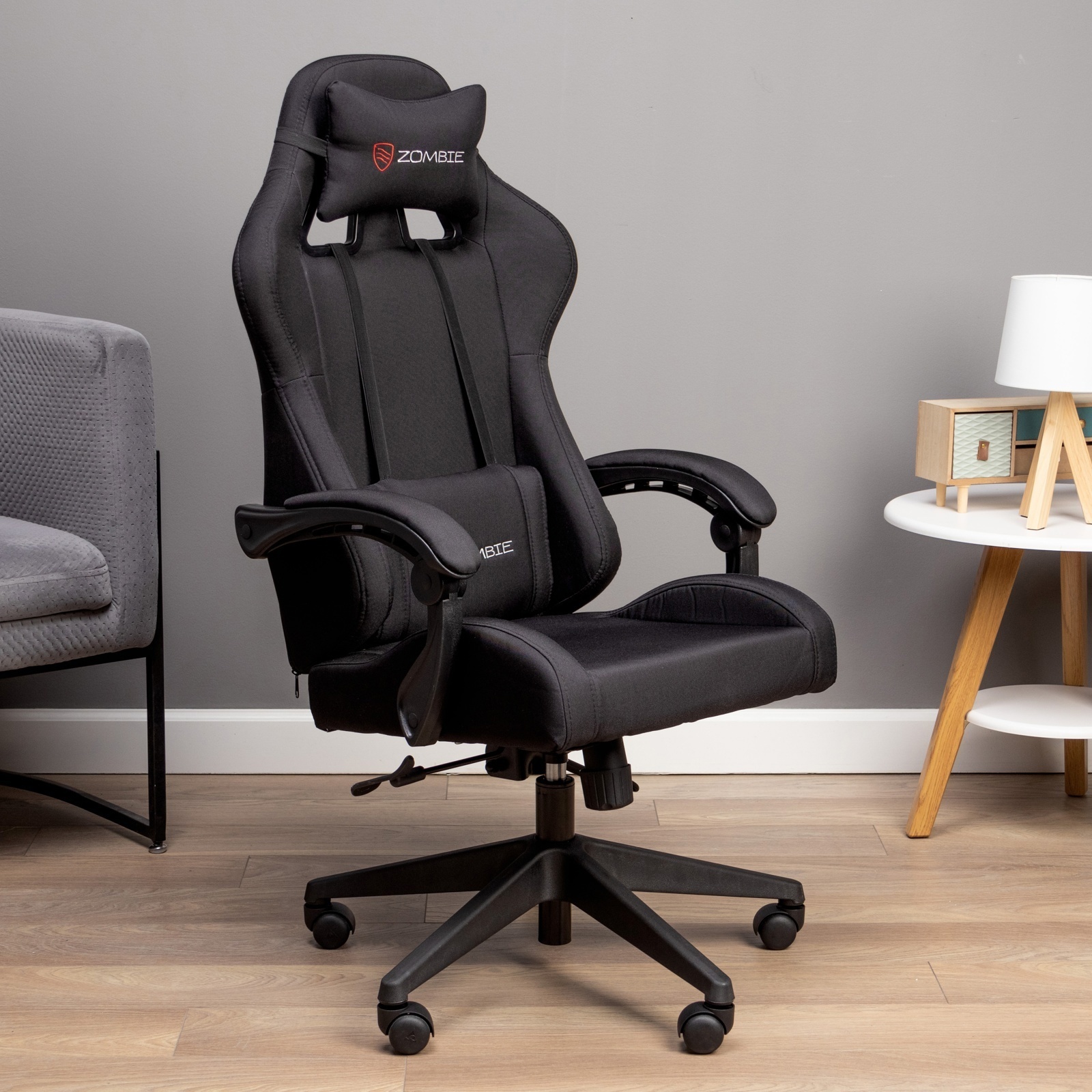 Изображение товара Игровое кресло Бюрократ Zombie Predator Neo Black с регулируемыми функциями для дома и офиса