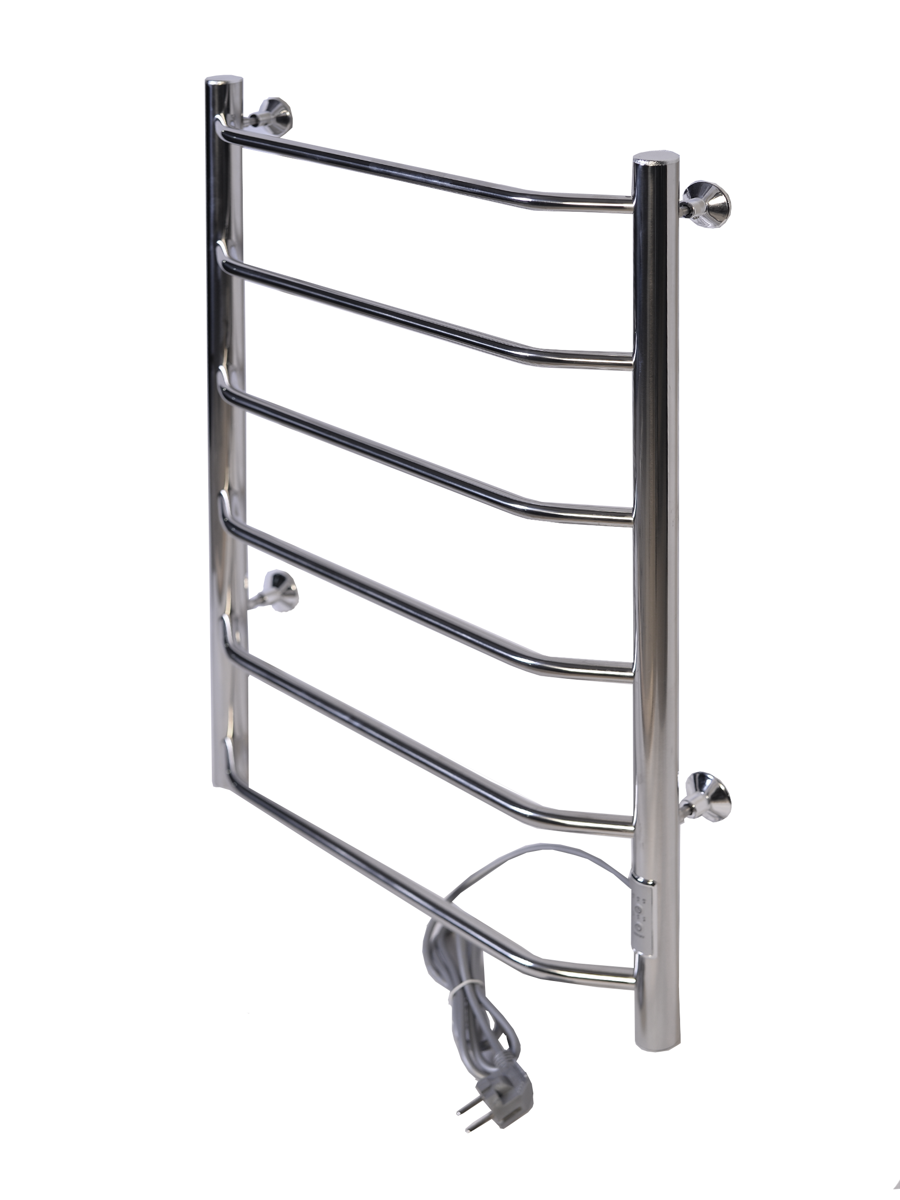 Изображение товара Электрический полотенцесушитель Тера Виктория 532x800 мм 86 Вт нержавеющая сталь с терморегулятором
