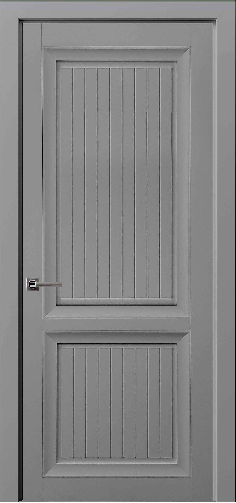 Изображение товара Межкомнатная дверь Байкал 512 глухая 200x80 см ПВХ Манхэттен Россия