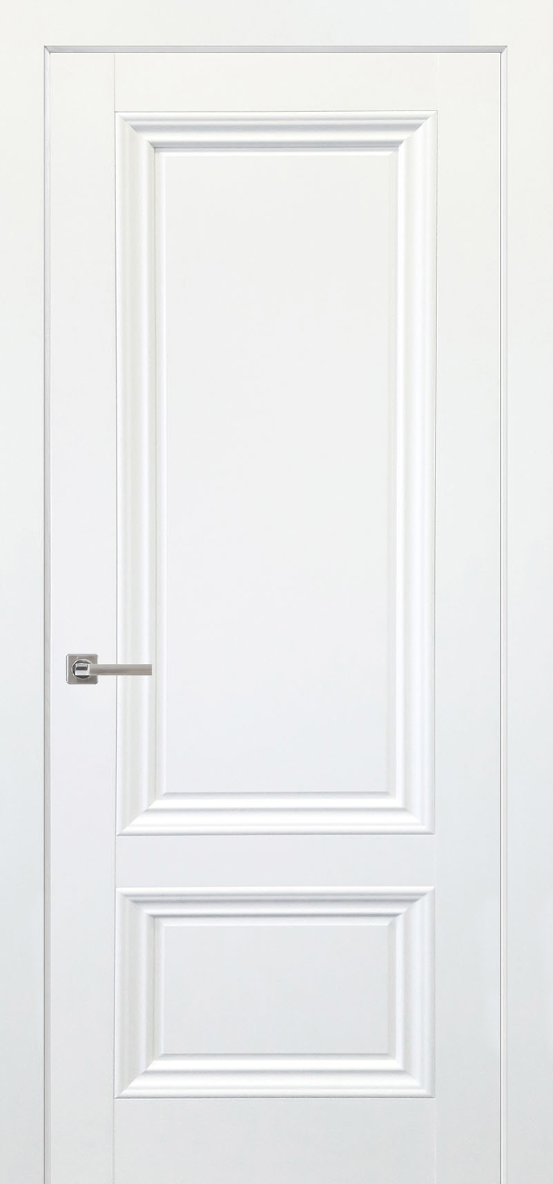 Изображение товара Межкомнатная дверь Алтай 802 глухая 200x70 см с ПВХ пленкой белый снежная королева