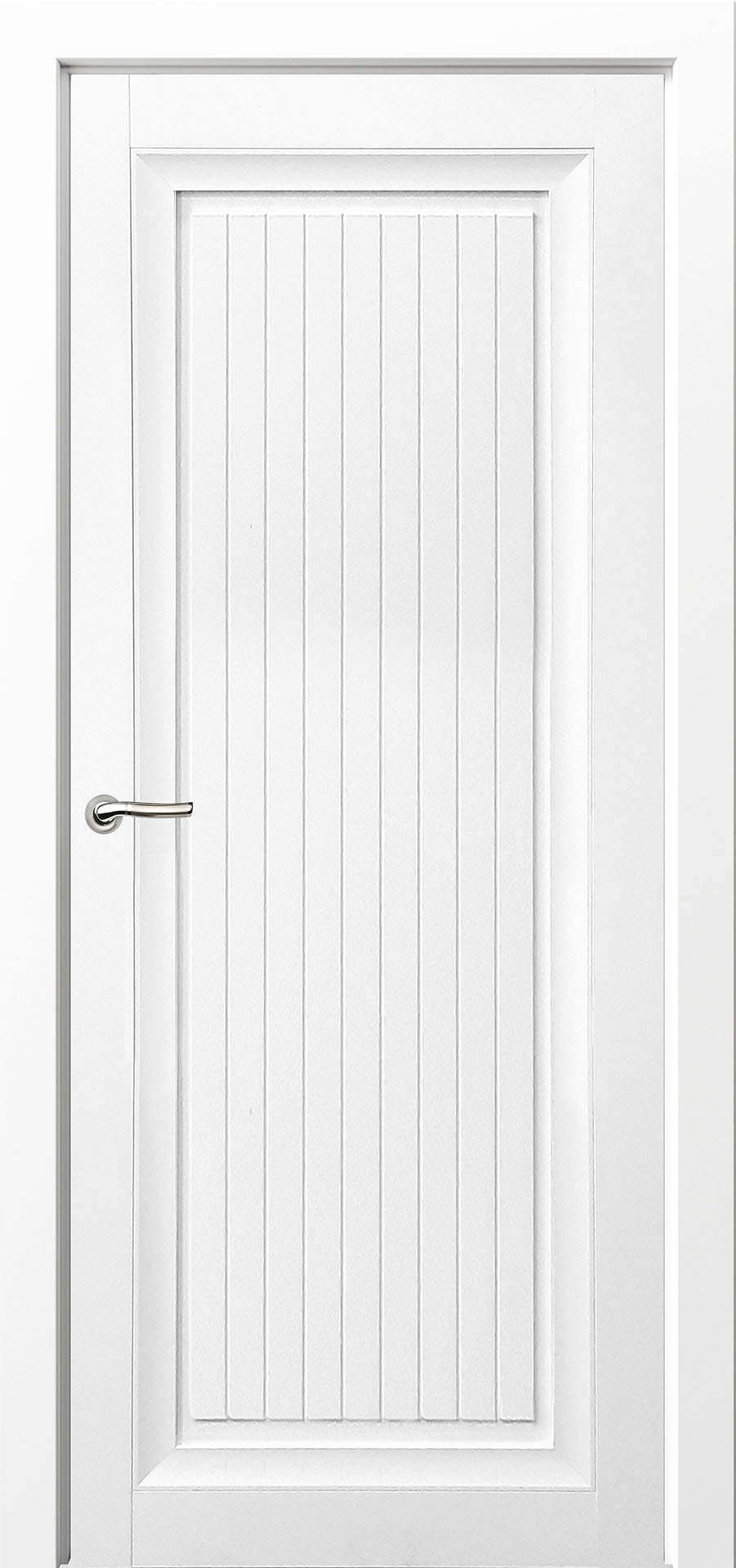 Изображение товара Дверь межкомнатная Uberture Байкал 511 глухая 200x60см пленка ПВХ цвет аляска суперматовая без замка и петель