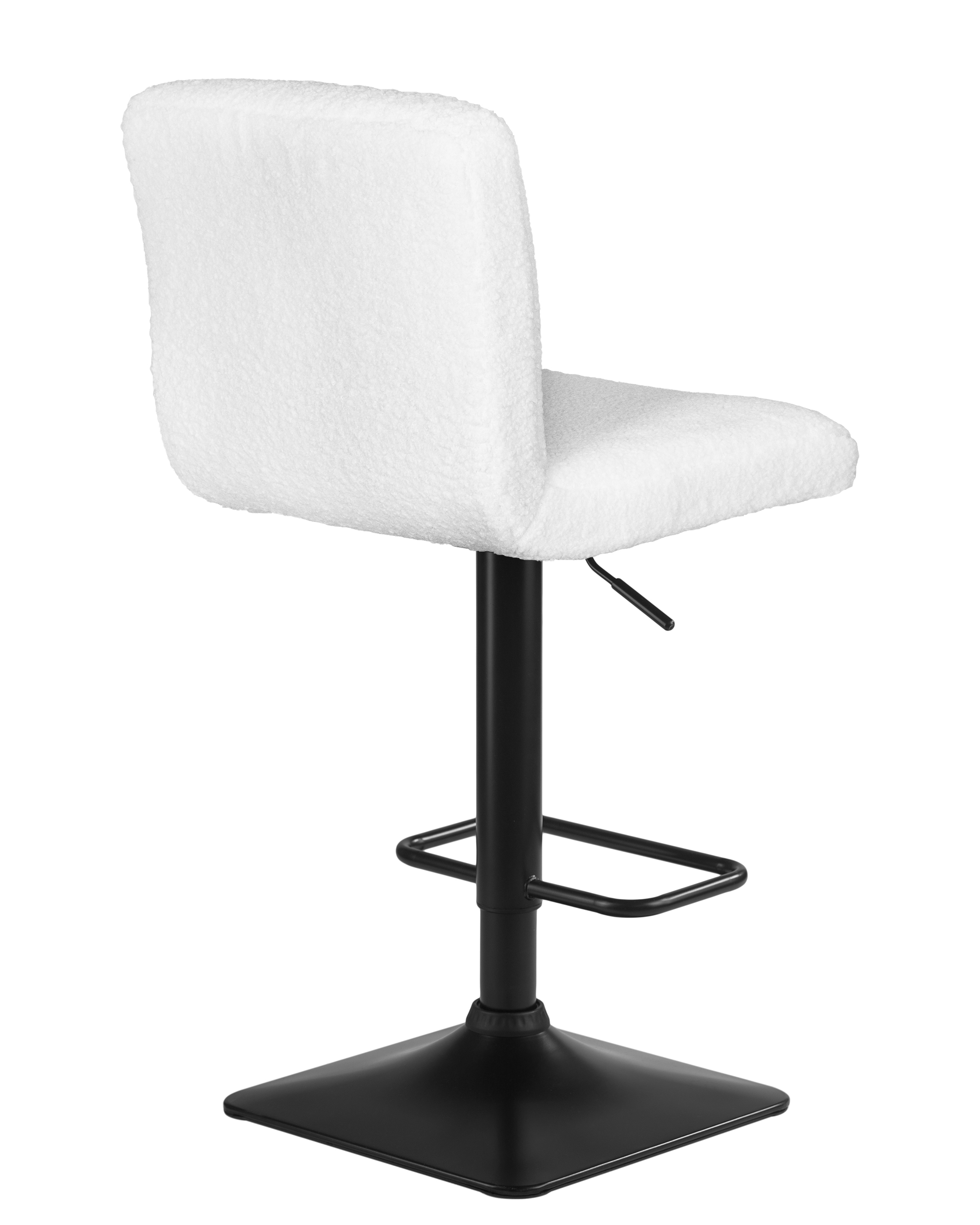 Изображение товара Стул барный DOBRIN Leo регулируемый с мягким сиденьем и металлическим основанием