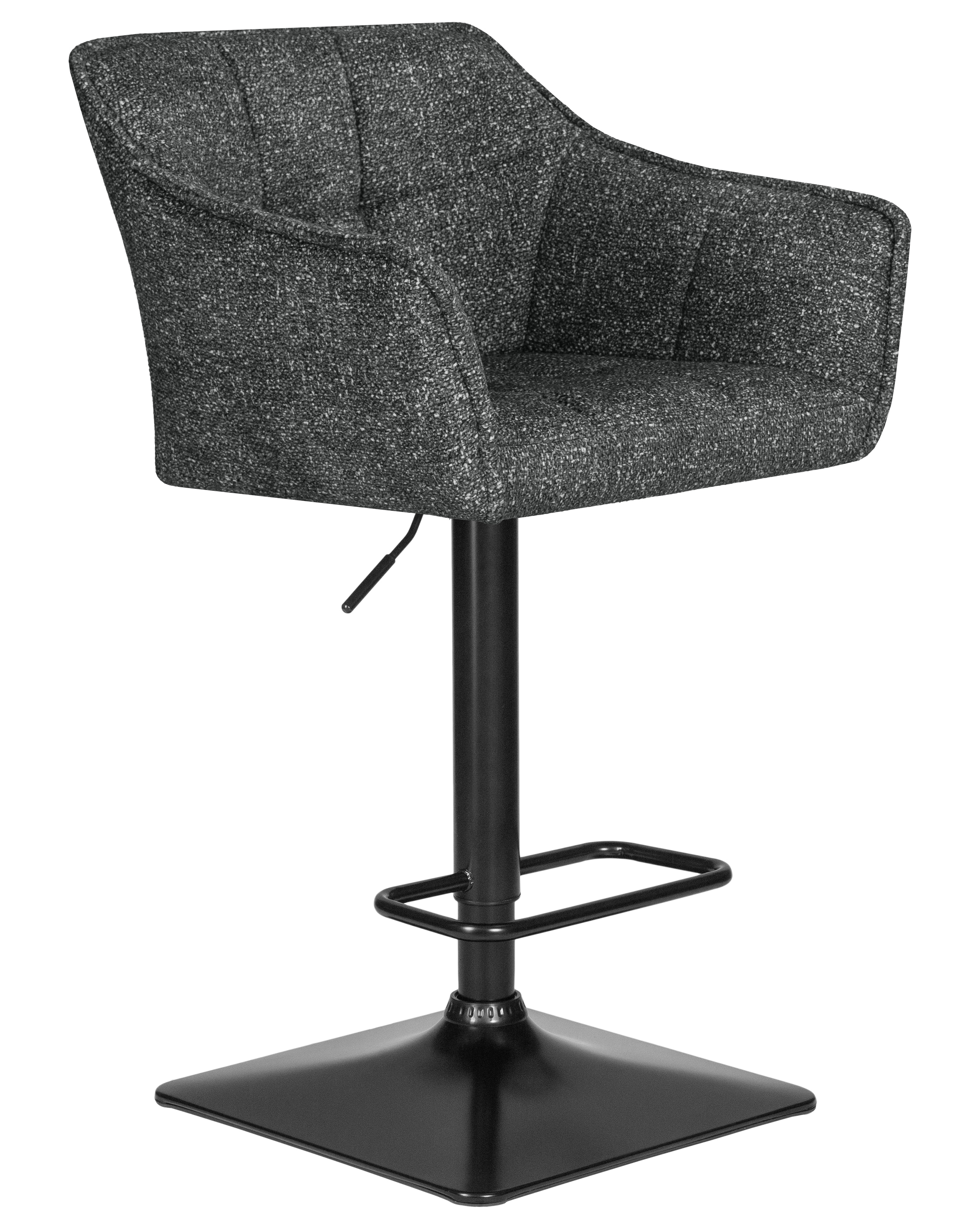 Изображение товара Стул барный Dobrin Ralf 58x112 см серый регулируемый вращающийся