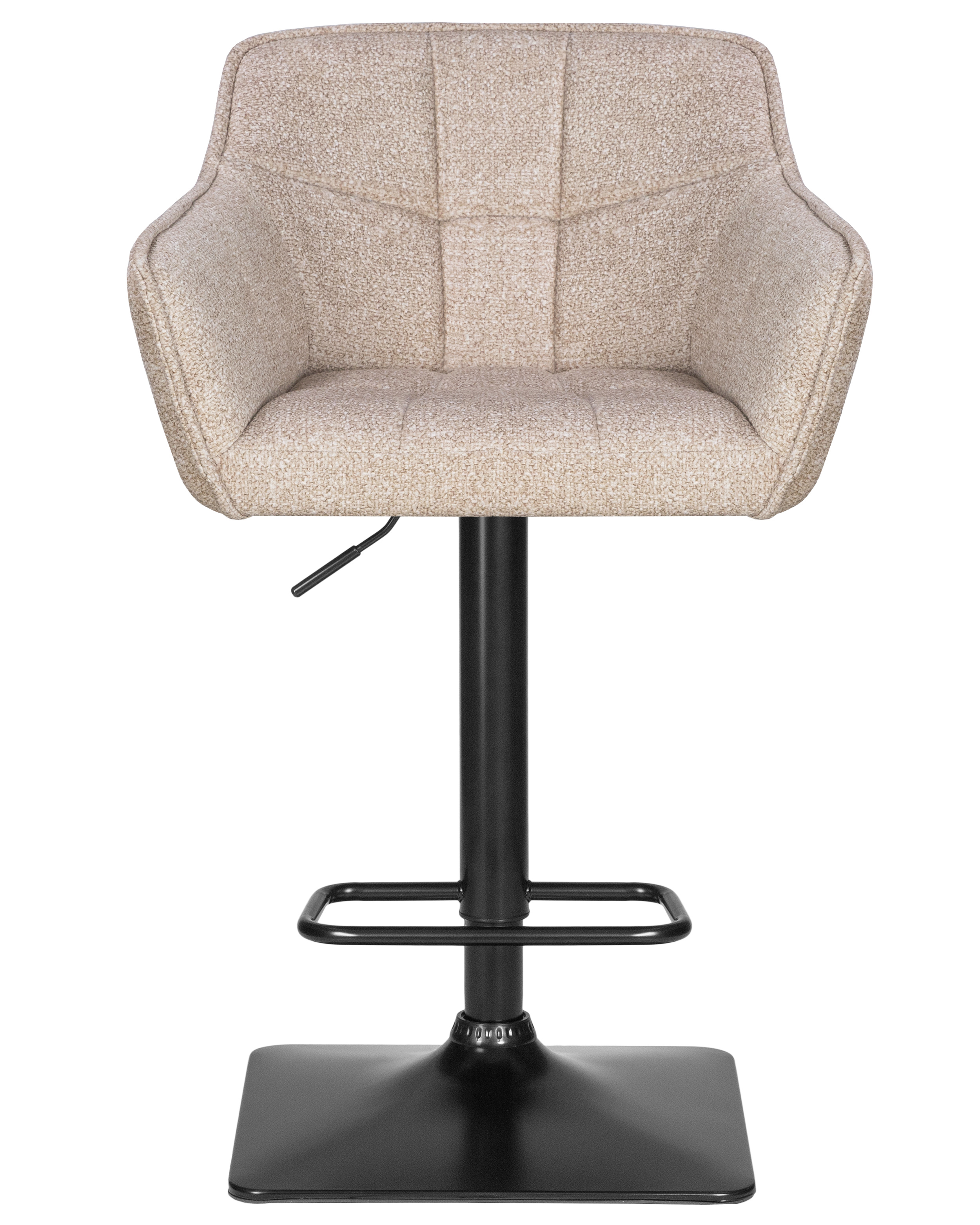 Изображение товара Набор 2 барных стульев DOBRIN RALF бежевый с регулировкой высоты и механизмом вращения