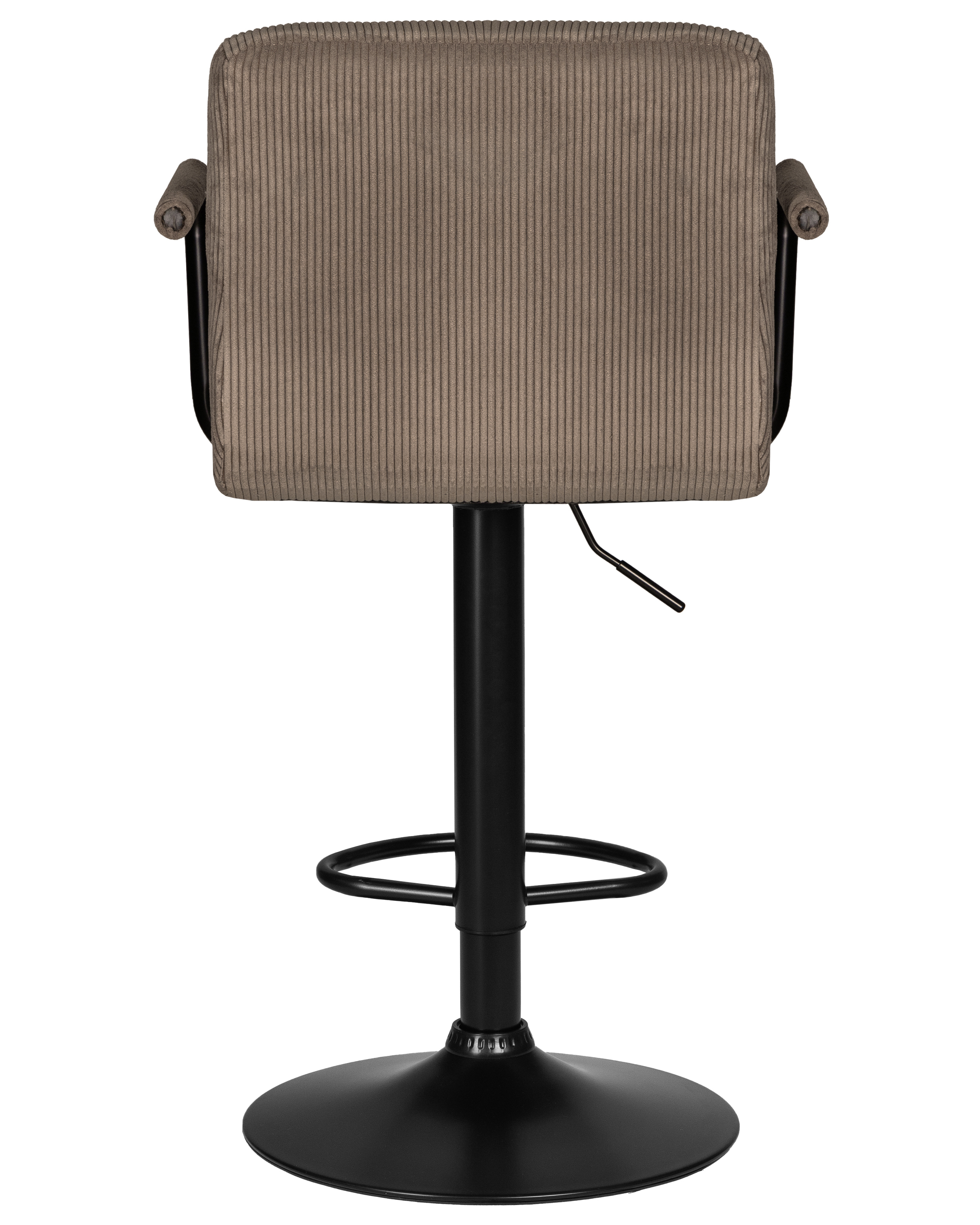 Изображение товара Стул барный Dobrin Kruger arm black 51x113 см цвет коричневый