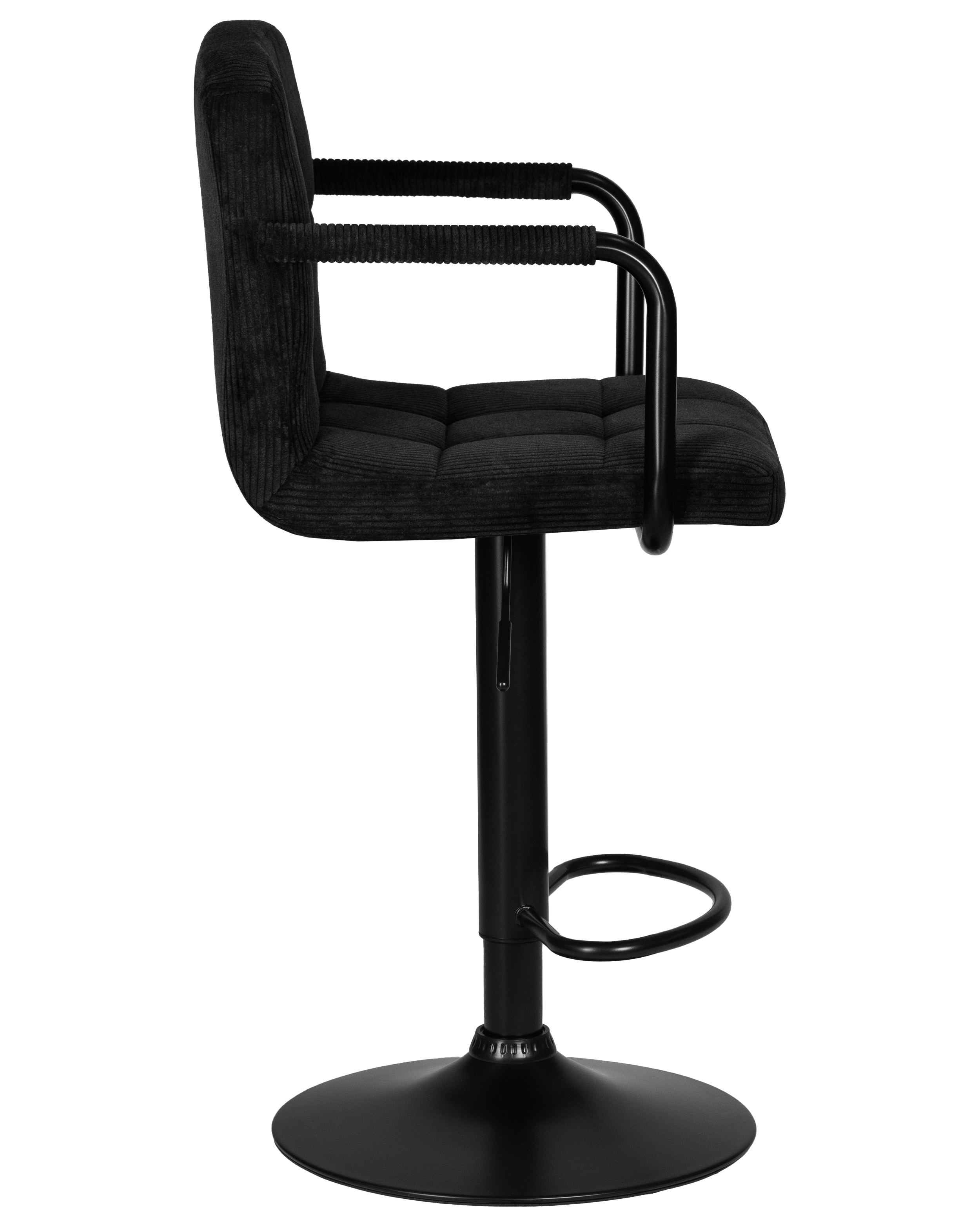 Изображение товара Стул барный Dobrin Kruger arm black 51x113 см цвет черный