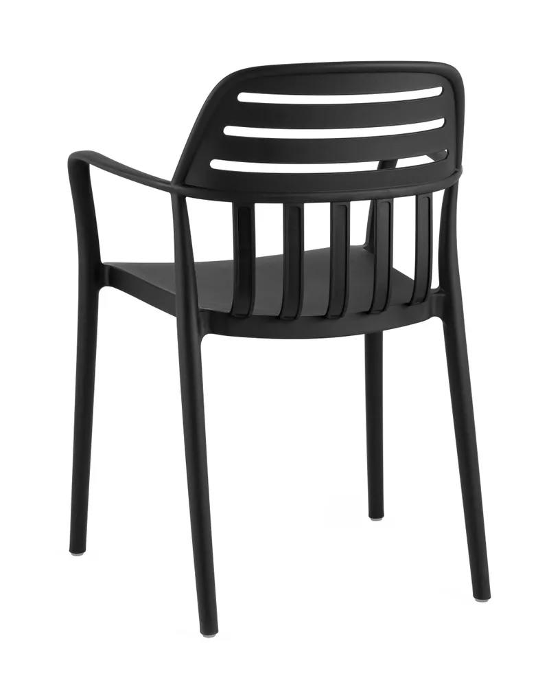 Изображение товара Стул Stool group Siena 43x80x56.5 см пластиковый современный черный комплект 2 шт