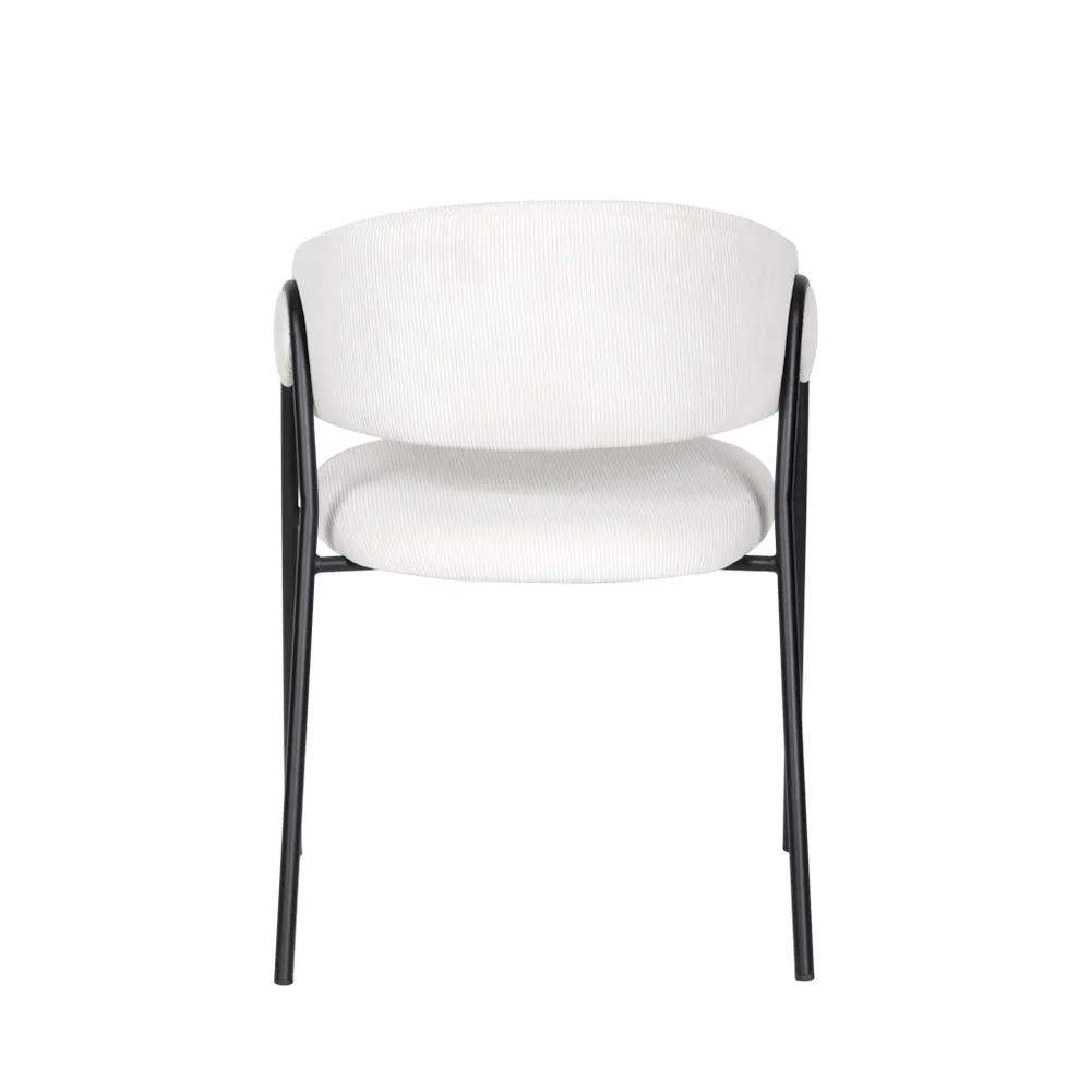 Изображение товара Стул Stool group Колин 57x79x47 см вельвет цвет молочный